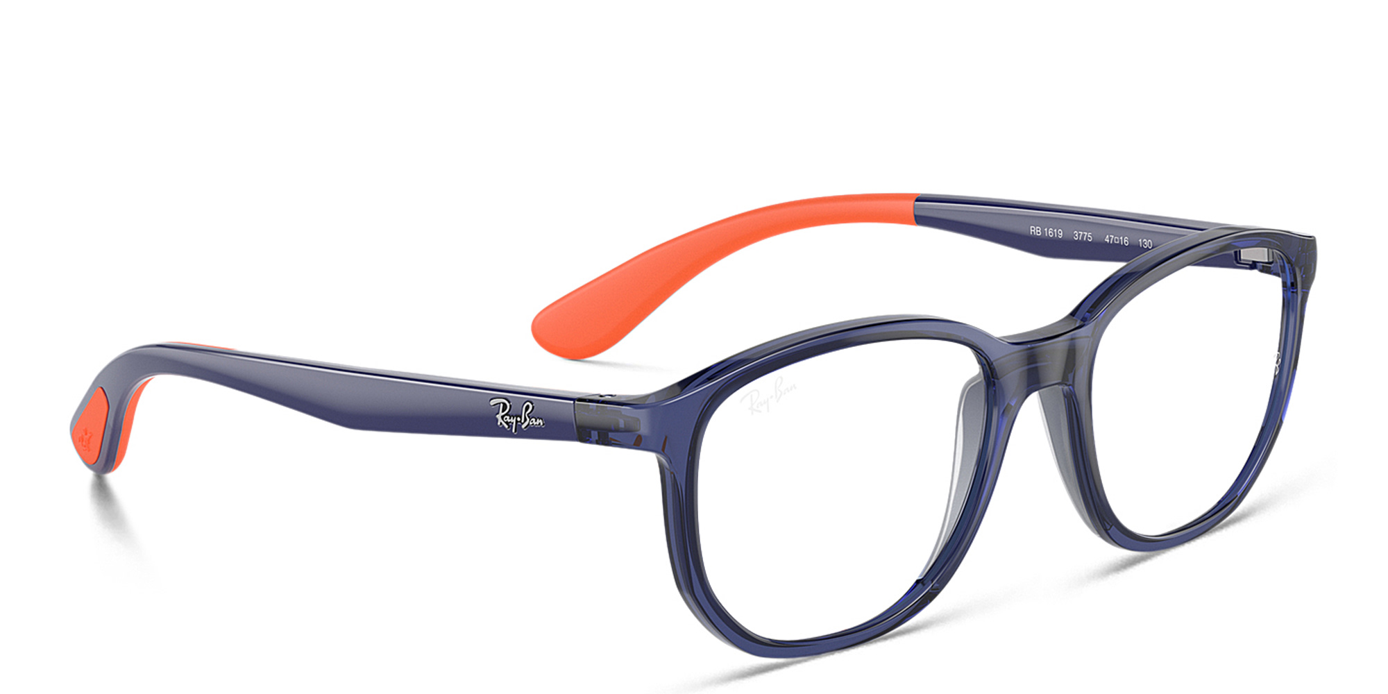 Ray-Ban Junior Kids Pillow Eyeglasses in Blue – Product Photo 4