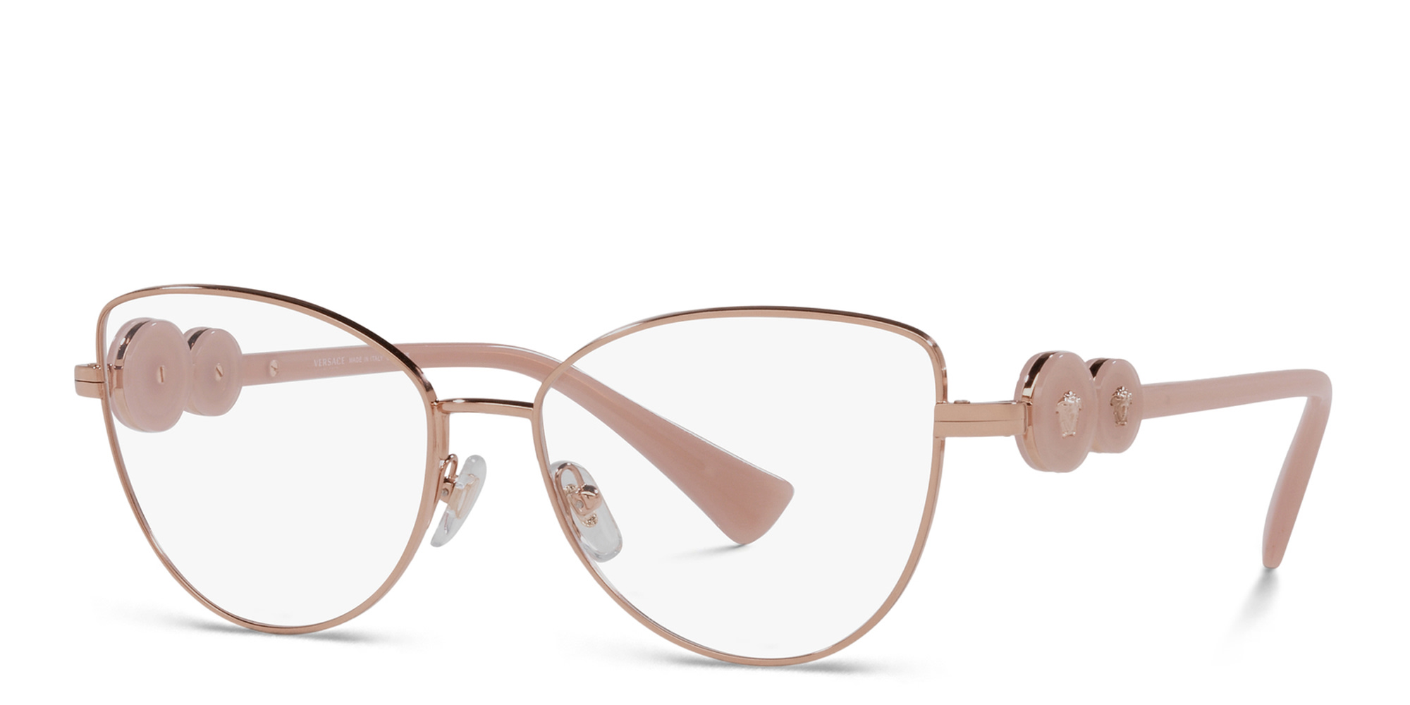 VERSACE Cat-Eye Eyeglasses in Rose Gold – Product Photo 2