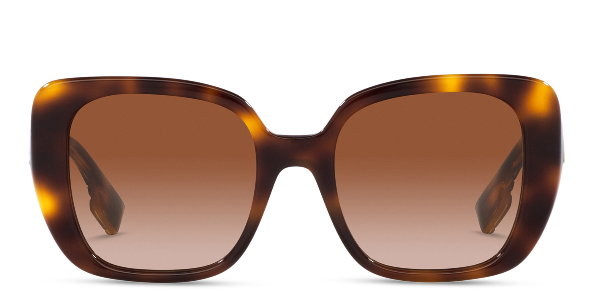 BURBERRY Oversized Square Sunglasses in Light Havana – Product Photo 1