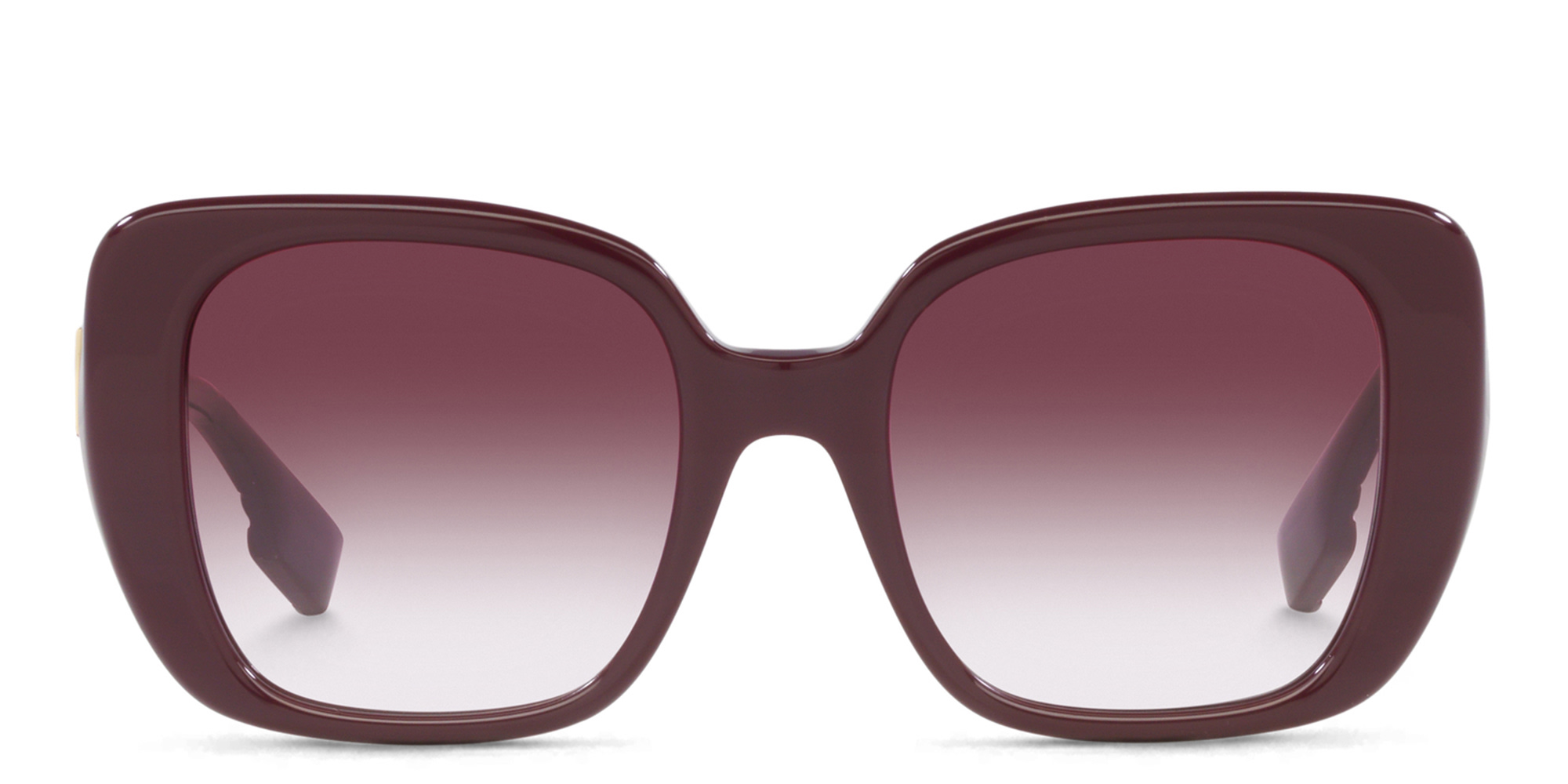 BURBERRY Oversized Square Sunglasses in Bordeaux – Product Photo 1