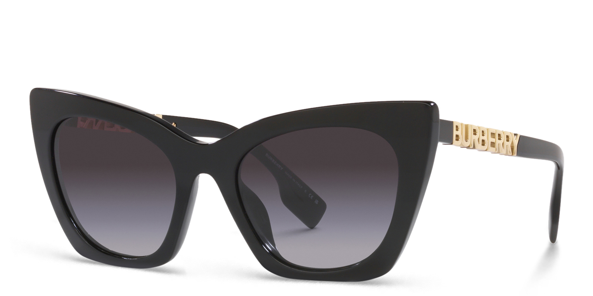 BURBERRY Cat-Eye Sunglasses in Black – Product Photo 2