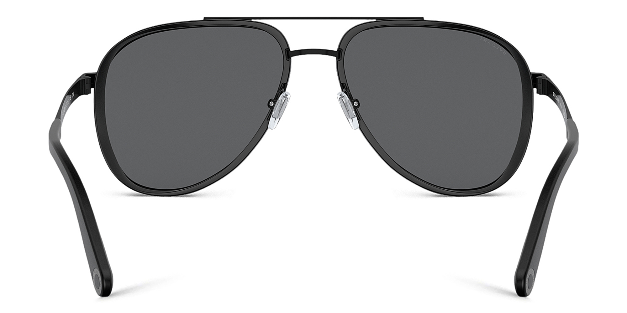 BVLGARI Aviator Sunglasses in Matte Black – Product Photo 4