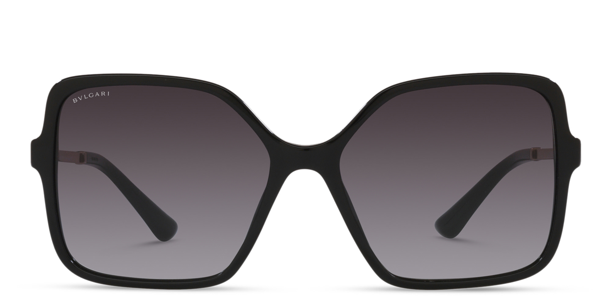 BVLGARI Oversized Square Sunglasses in Black – Product Photo 1