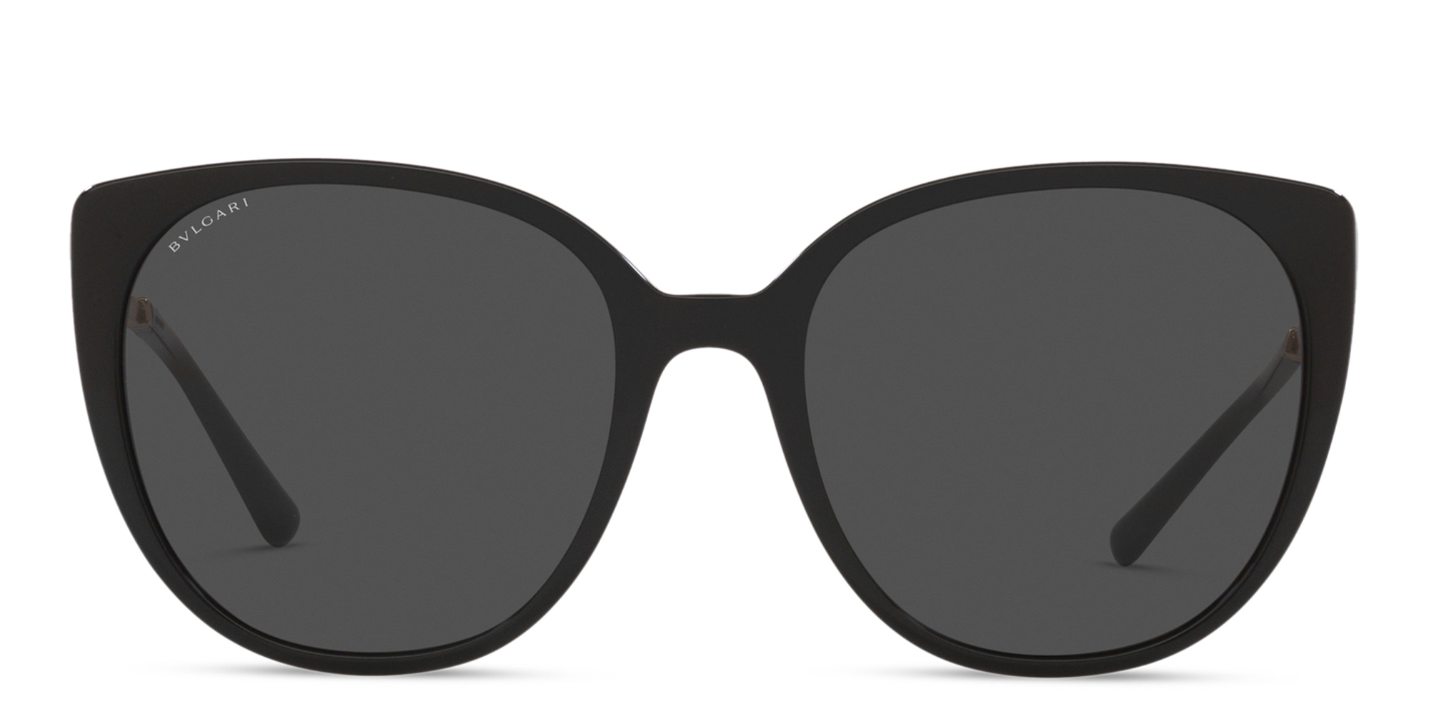 Shop BVLGARI Cat-Eye Sunglasses in Black online.