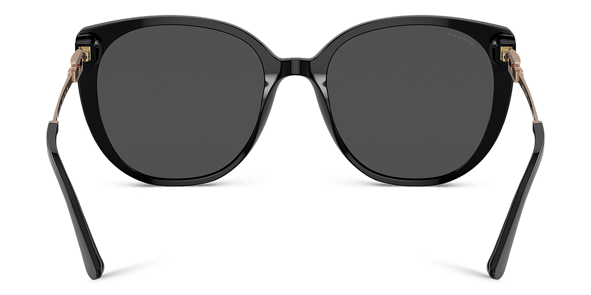 Shop BVLGARI Cat-Eye Sunglasses in Black online.