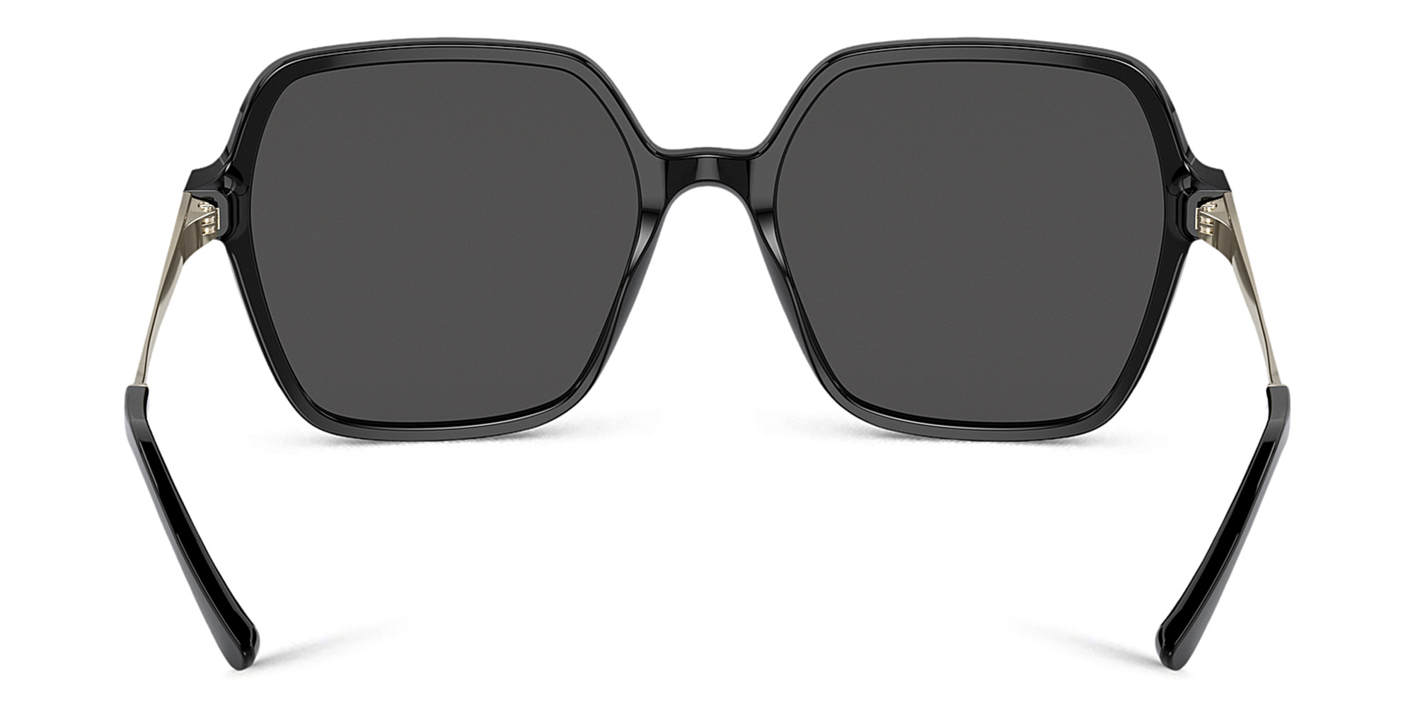 Shop BVLGARI Oversized Square Sunglasses in Black online.