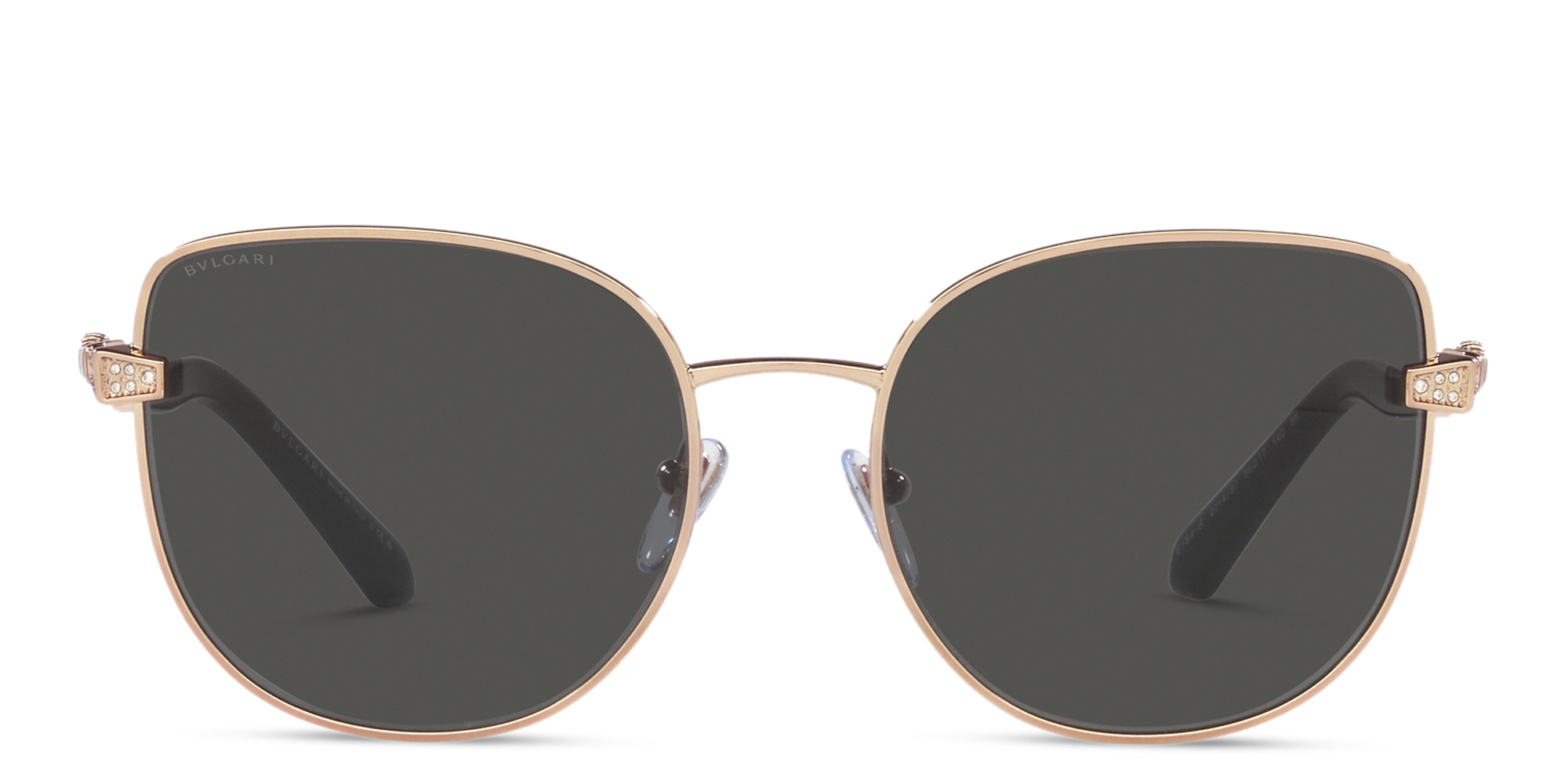 BVLGARI Cat-Eye Sunglasses in Pink Gold – Product Photo 1