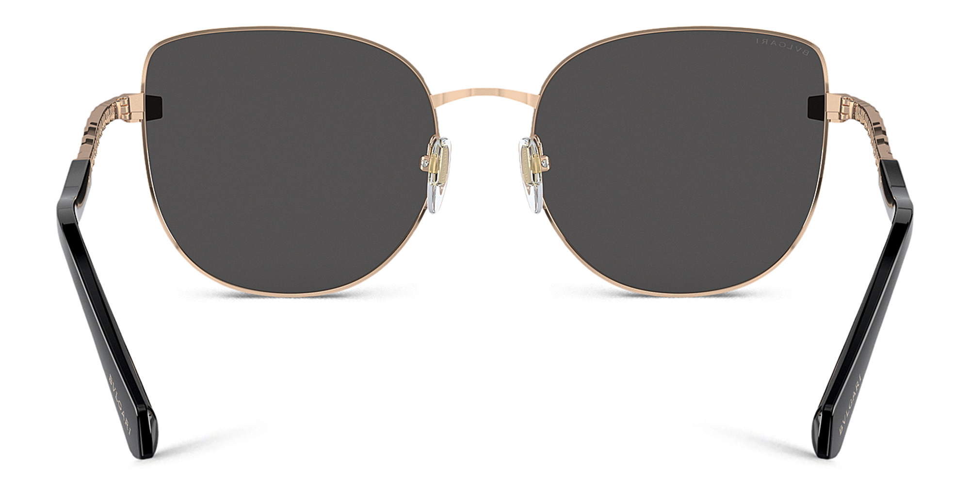 BVLGARI Cat-Eye Sunglasses in Pink Gold – Product Photo 4