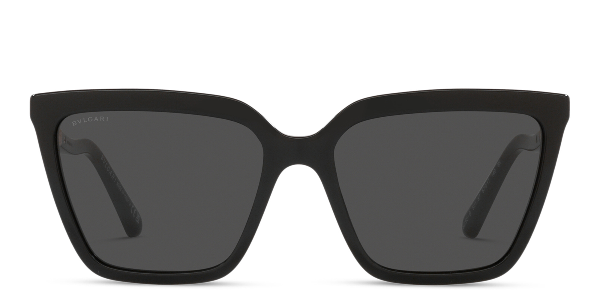 Shop BVLGARI Cat-Eye Sunglasses in Black online.