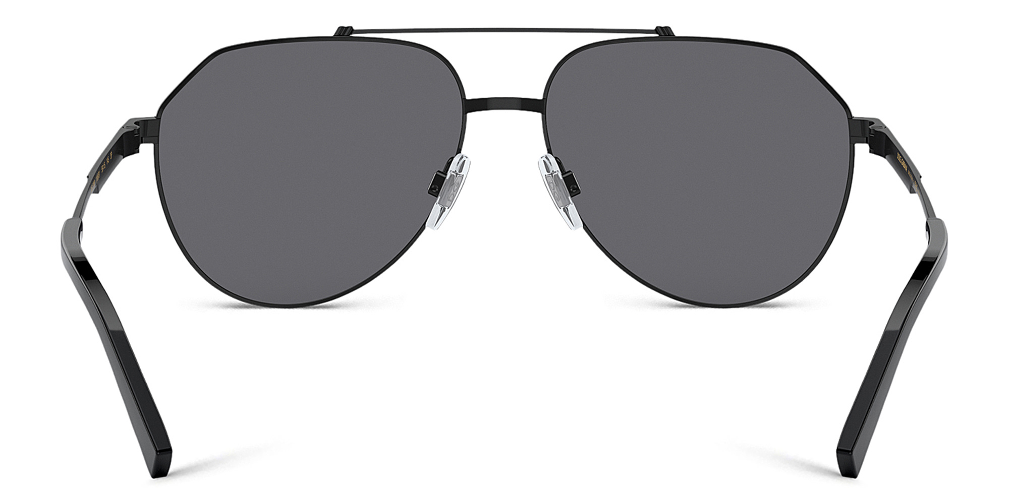 Dolce & Gabbana Pilot Sunglasses in Matte Black – Product Photo 4