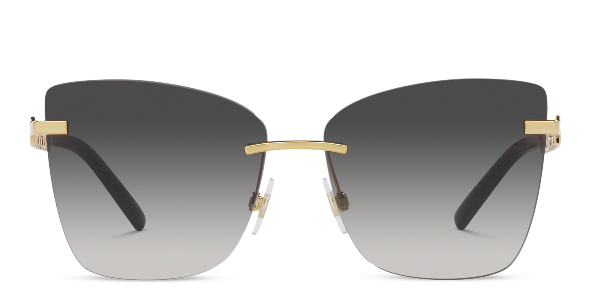 Dolce & Gabbana Rimless Butterfly Sunglasses in Gold – Product Photo 1