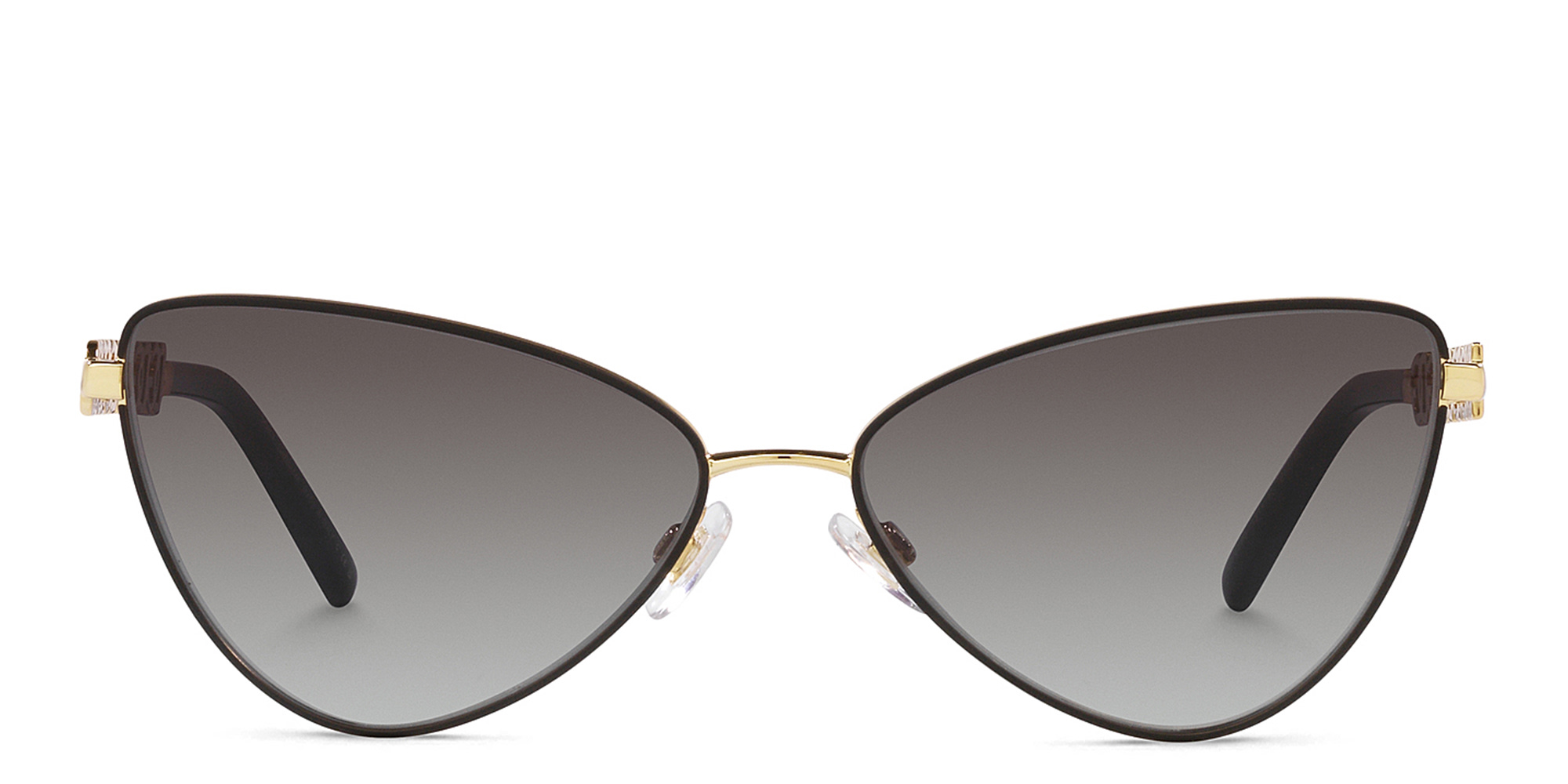 Shop Dolce & Gabbana Cat-Eye Sunglasses in Gold online.