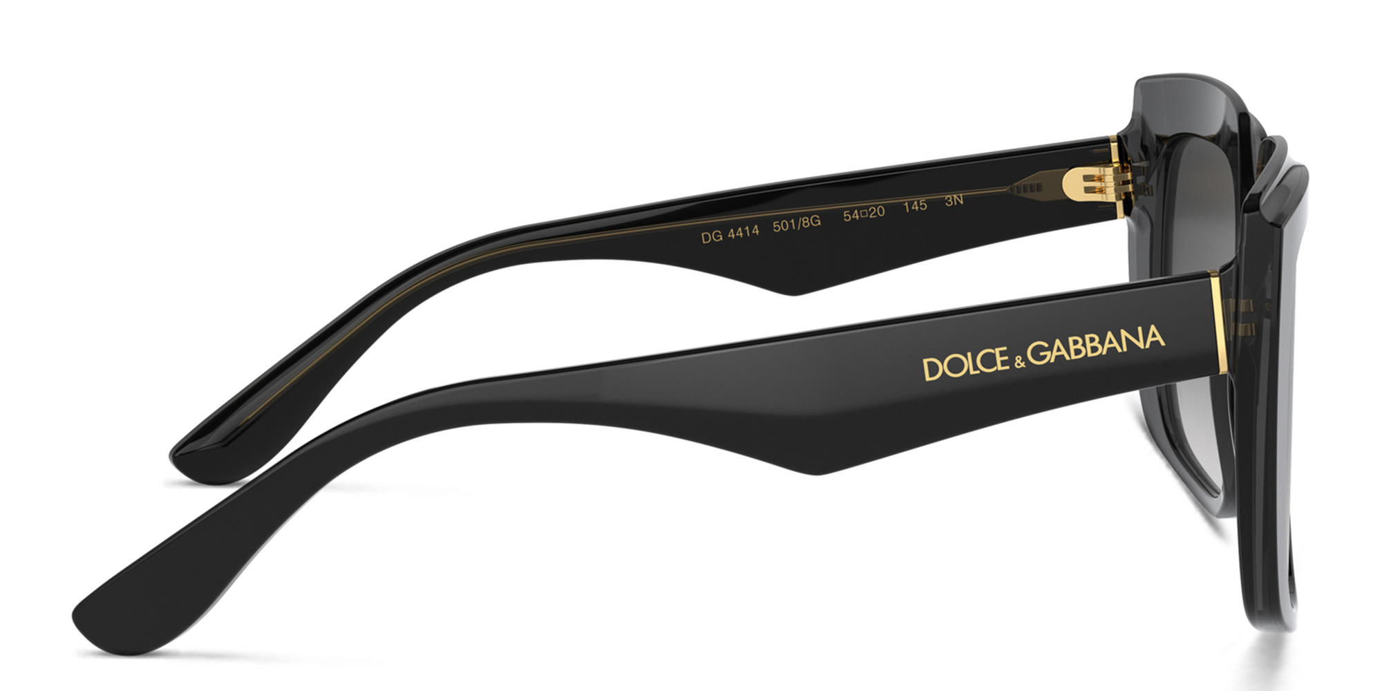 Dolce & Gabbana Oversized Square Sunglasses in Black – Product Photo 3