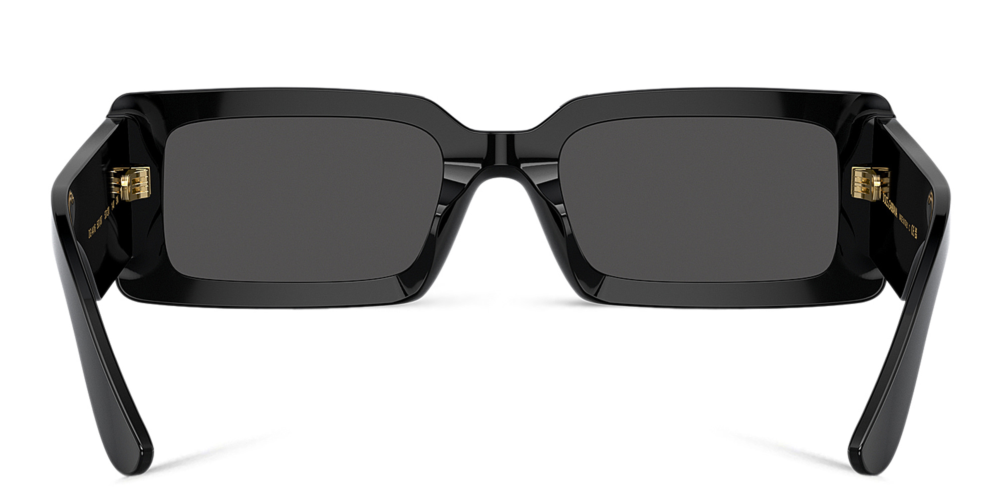 Shop Dolce & Gabbana Rectangle Sunglasses in Black online.