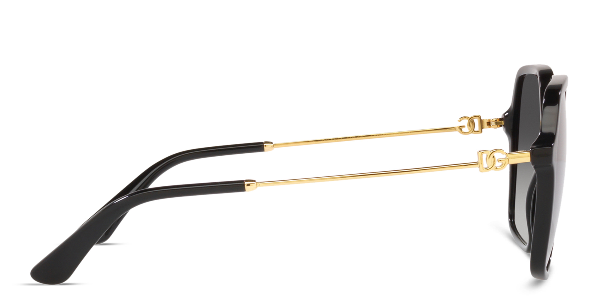 Shop Dolce & Gabbana Oversized Square Sunglasses in Black online.