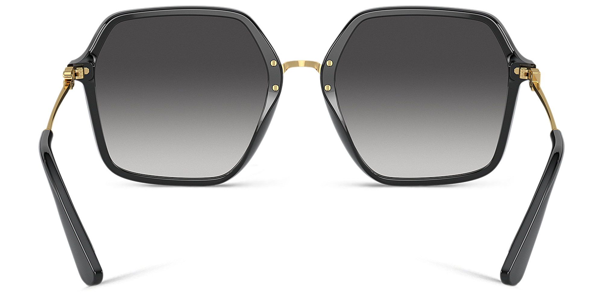 Shop Dolce & Gabbana Oversized Square Sunglasses in Black online.