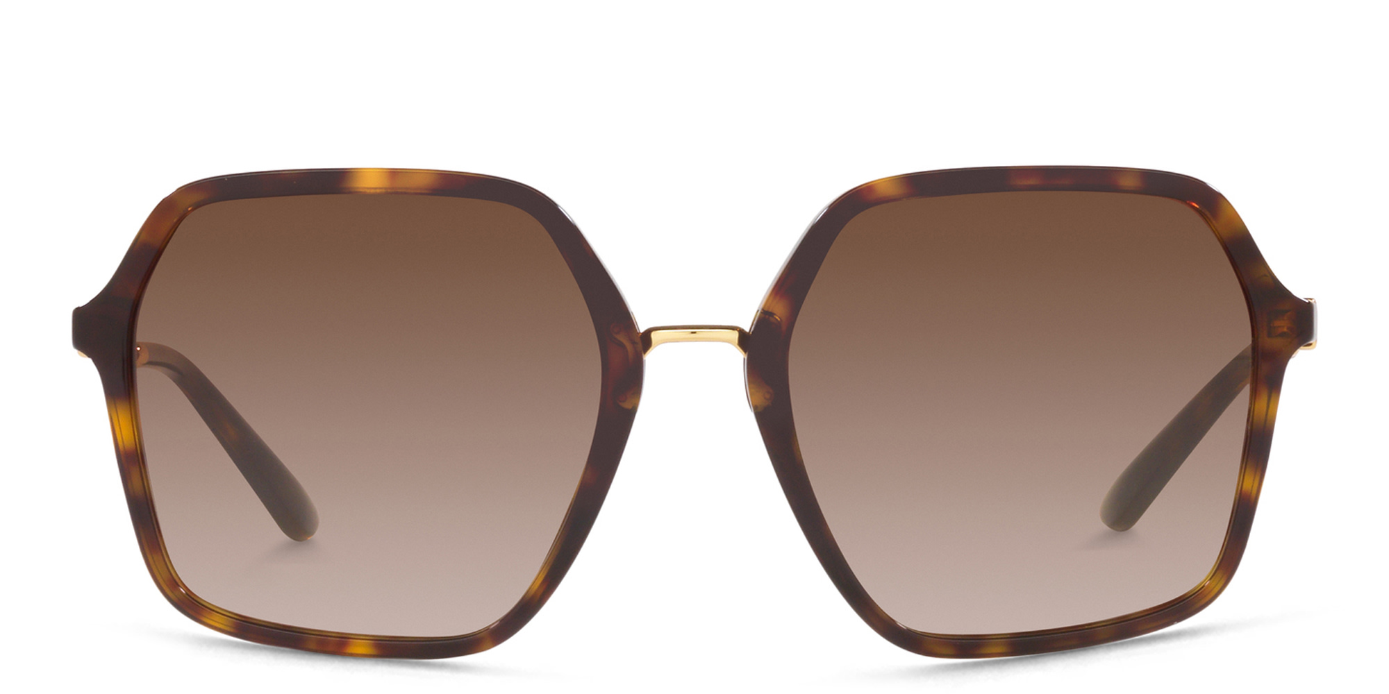 Dolce & Gabbana Oversized Square Sunglasses in Havana – Product Photo 1