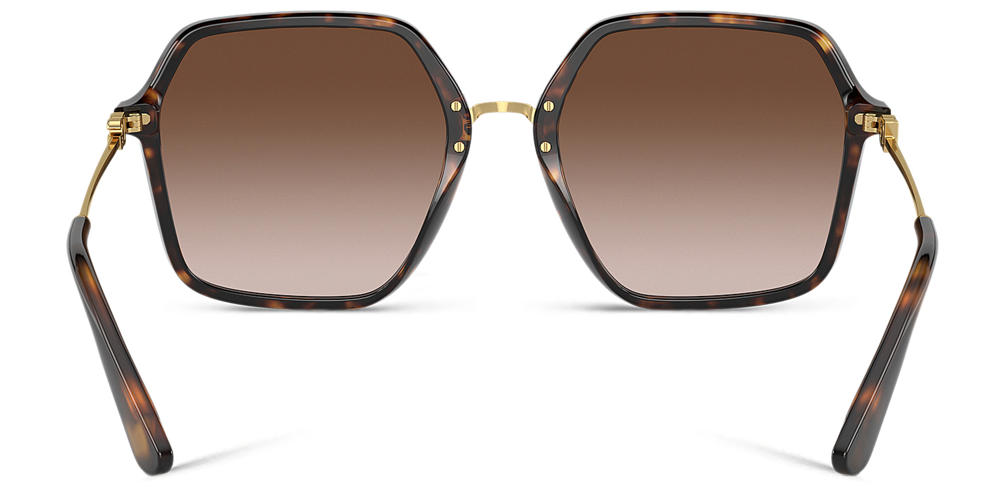 Dolce & Gabbana Oversized Square Sunglasses in Havana – Product Photo 4