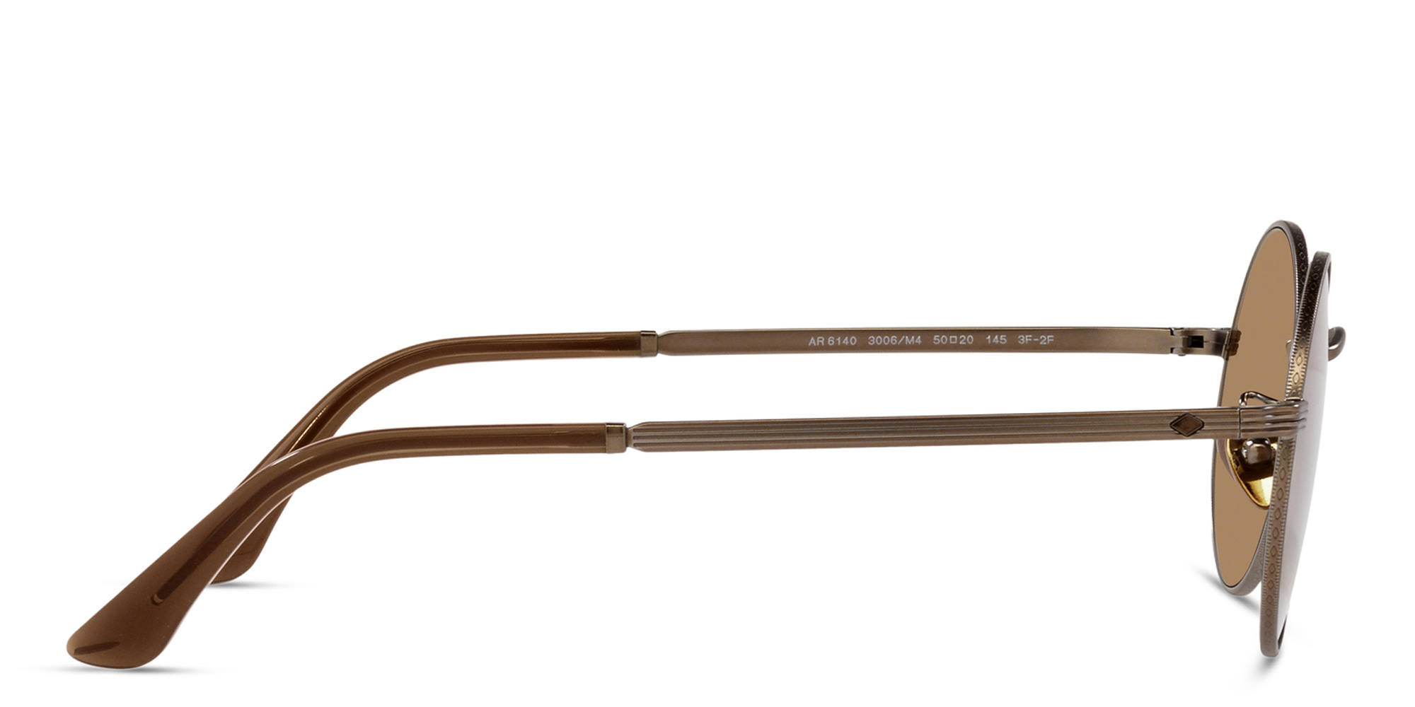 GIORGIO ARMANI Round Sunglasses in Matte Bronze – Product Photo 3