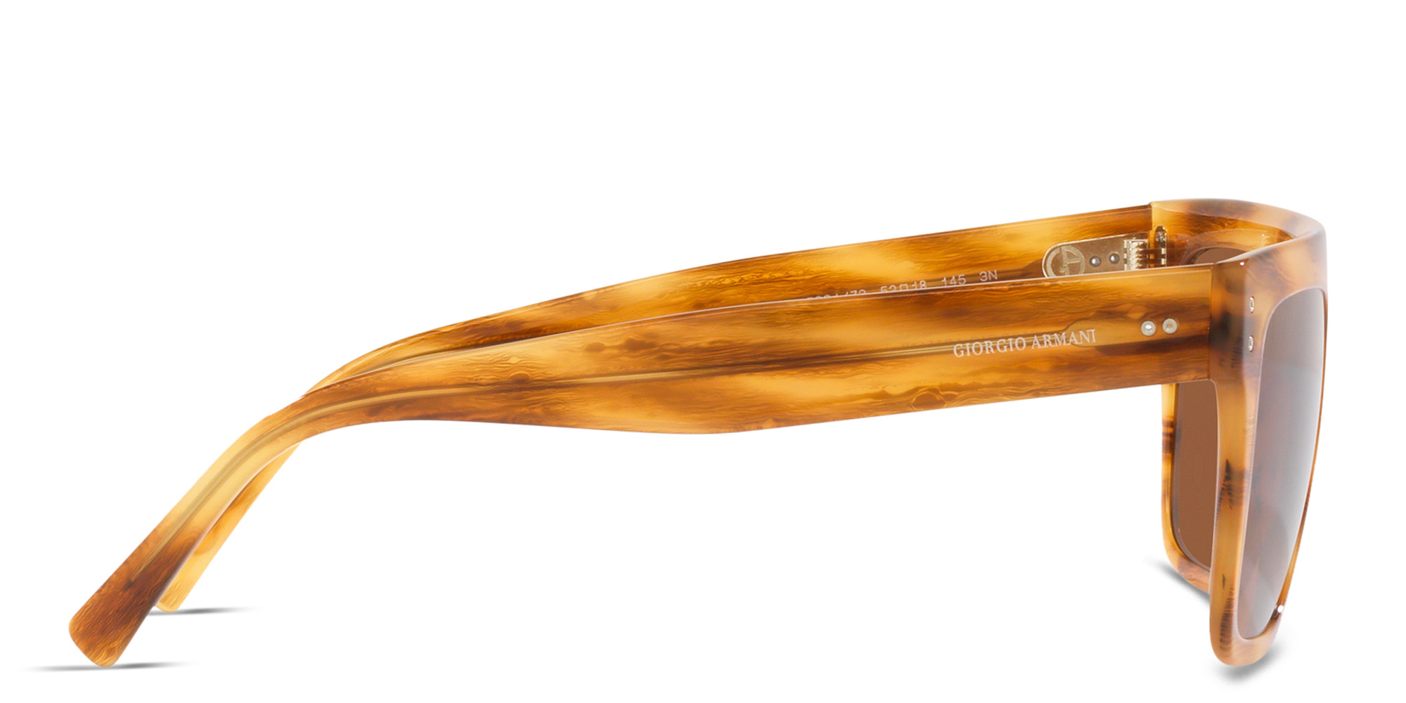 تسوق نظارات شمسية مربّعة للجنسين جورجو أرماني بلون بني أونلاين.