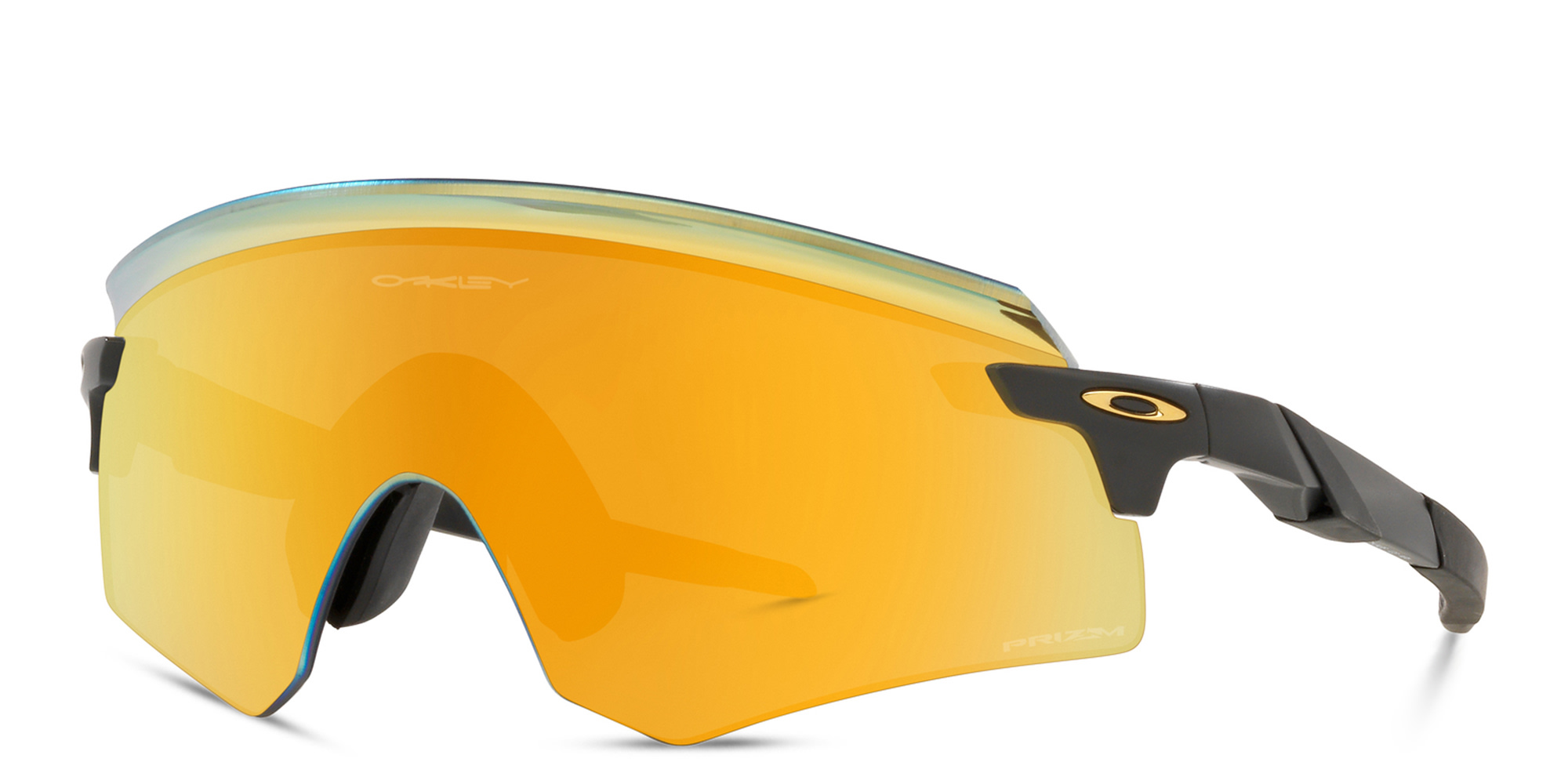 Shop Oakley Encoder Rimless Mask Sunglasses in Matte Carbon online.