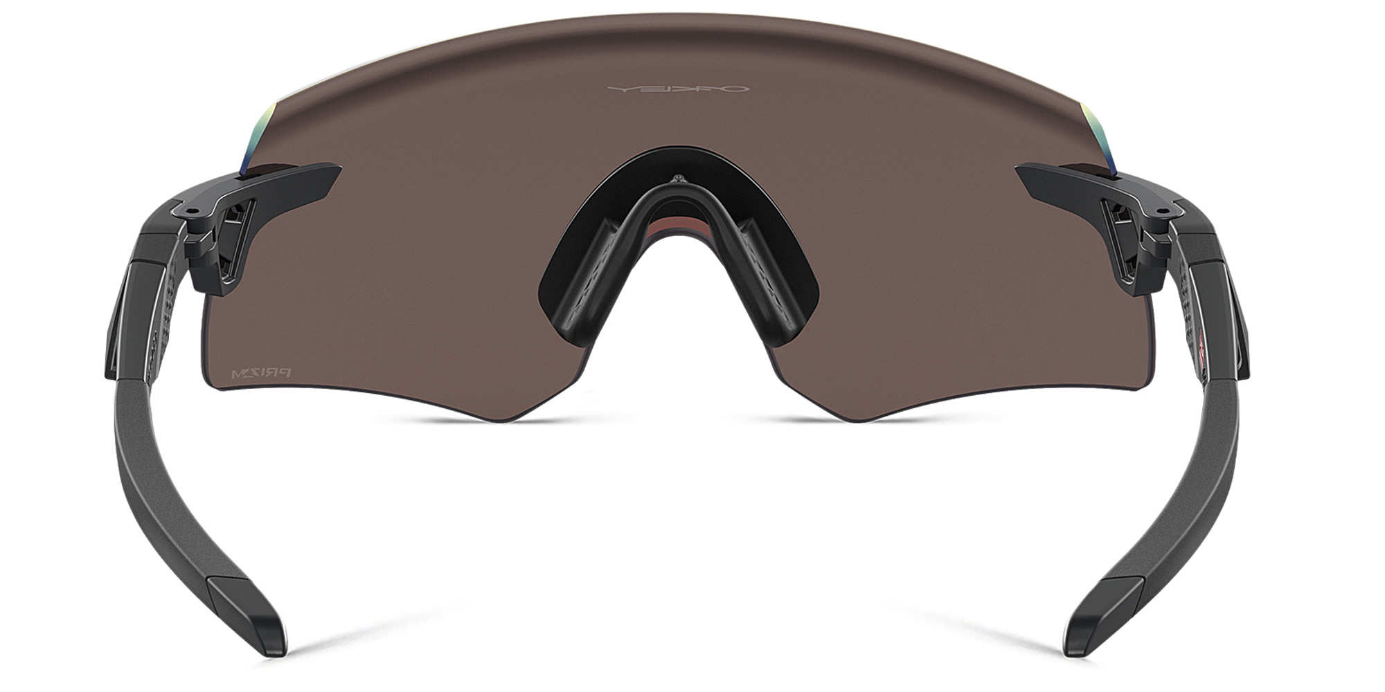 Shop Oakley Encoder Rimless Mask Sunglasses in Matte Carbon online.