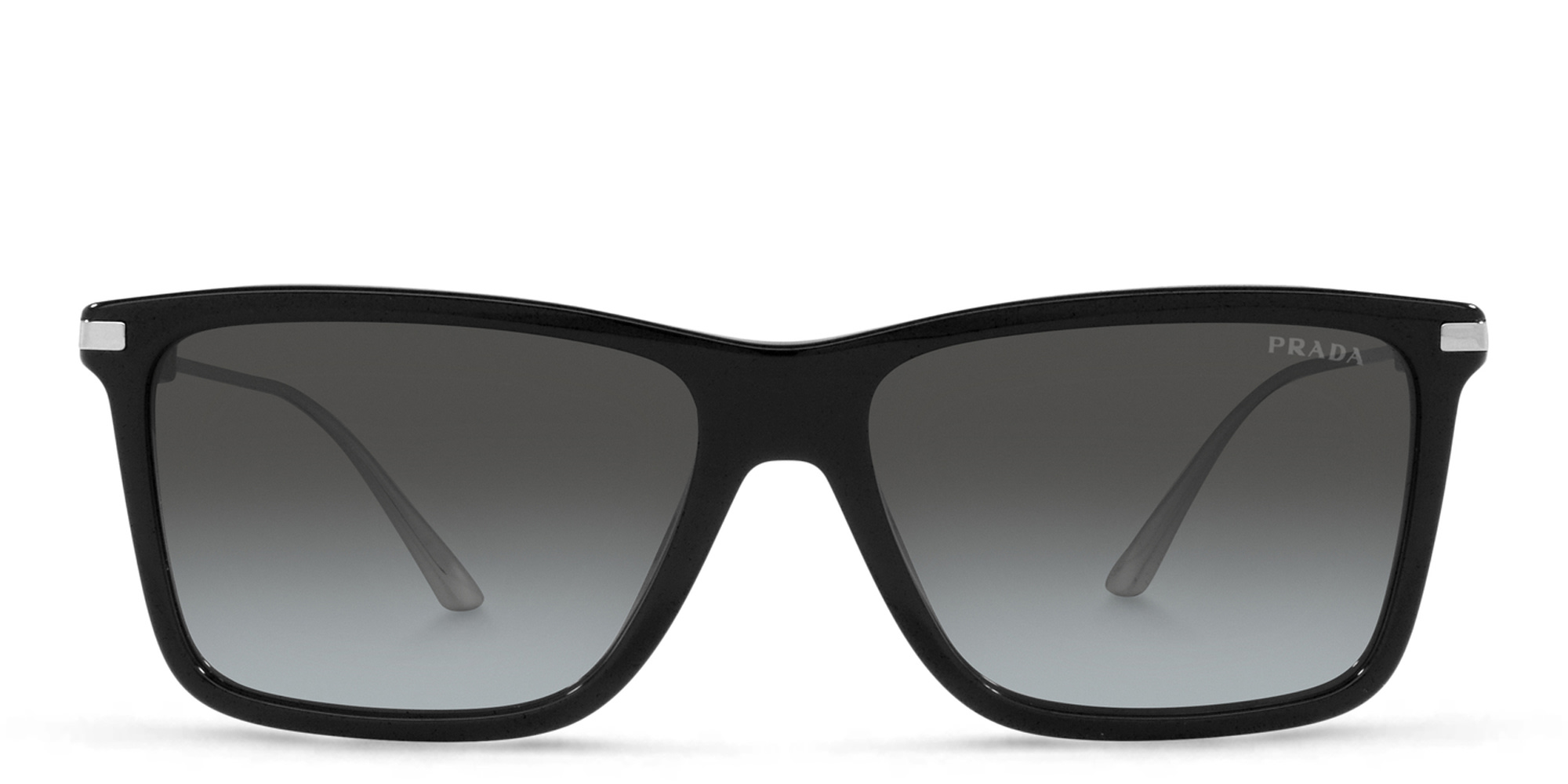 PRADA Rectangle Sunglasses in Black – Product Photo 1