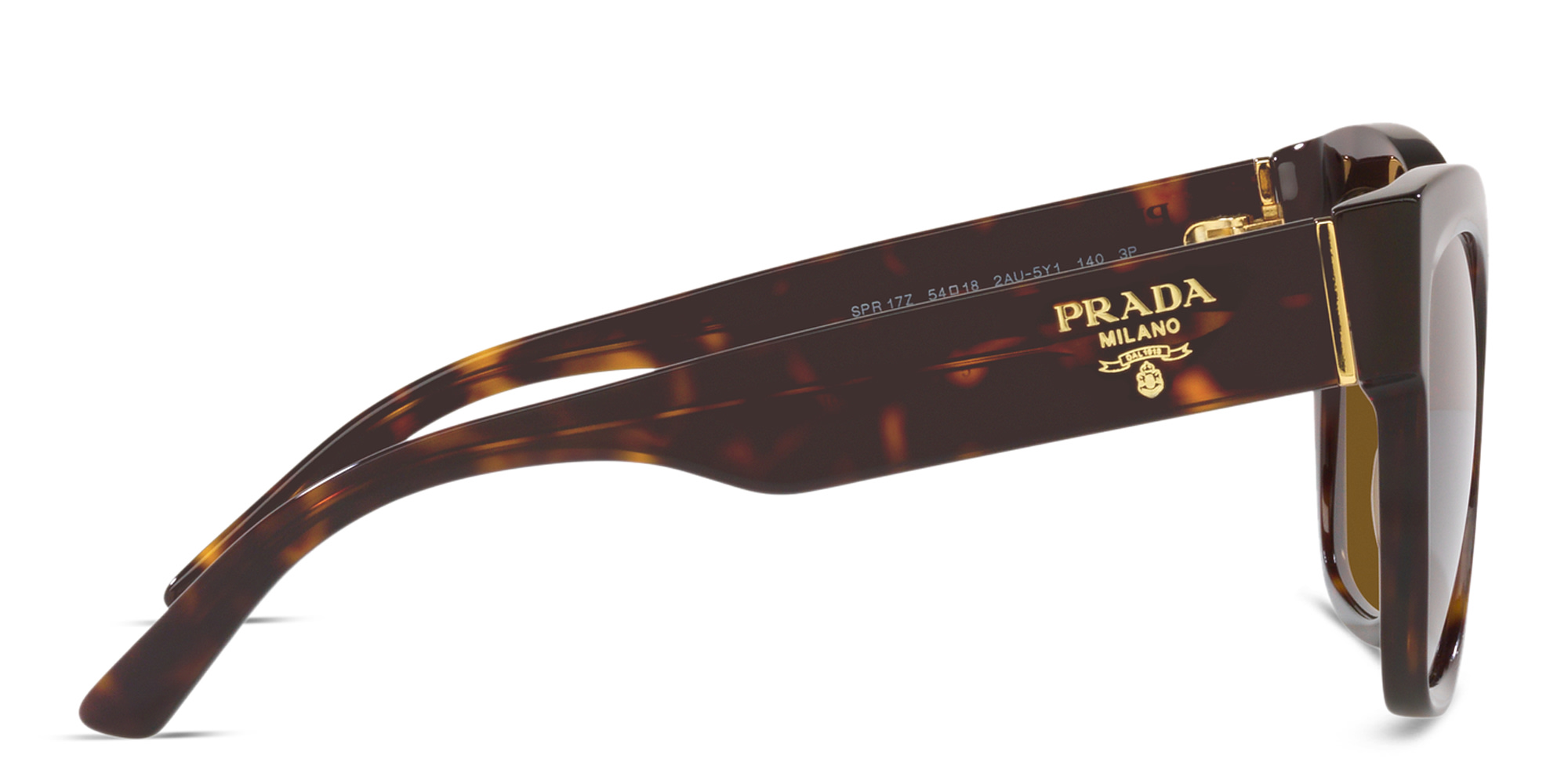 PRADA Logo Cat-Eye Sunglasses in Tortoise – Product Photo 3