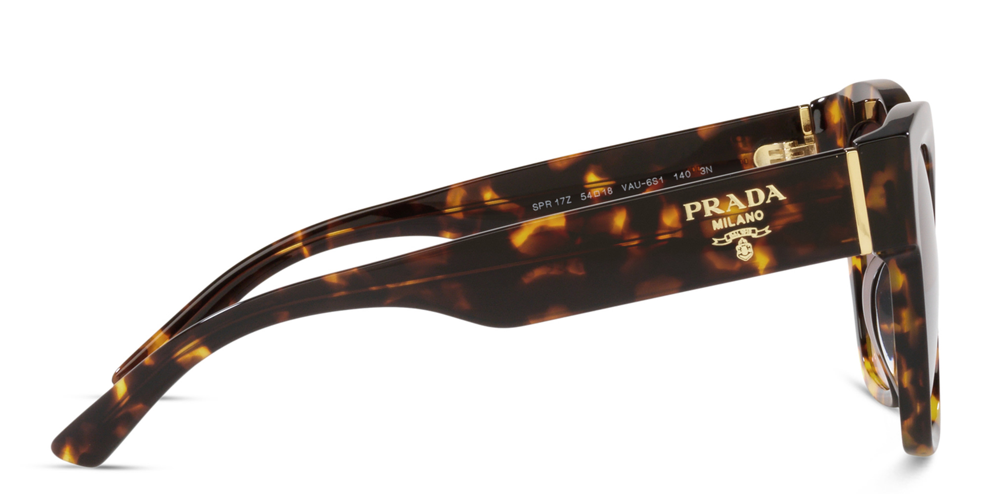 PRADA Square Sunglasses in Honey Tortoise – Product Photo 3