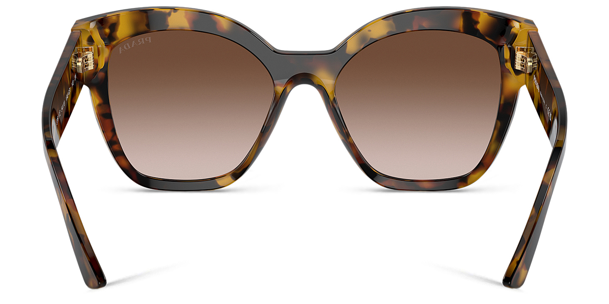 PRADA Square Sunglasses in Honey Tortoise – Product Photo 4