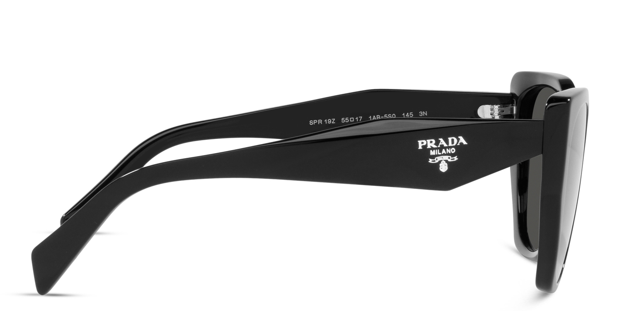 PRADA Pillow Sunglasses in Black – Product Photo 3