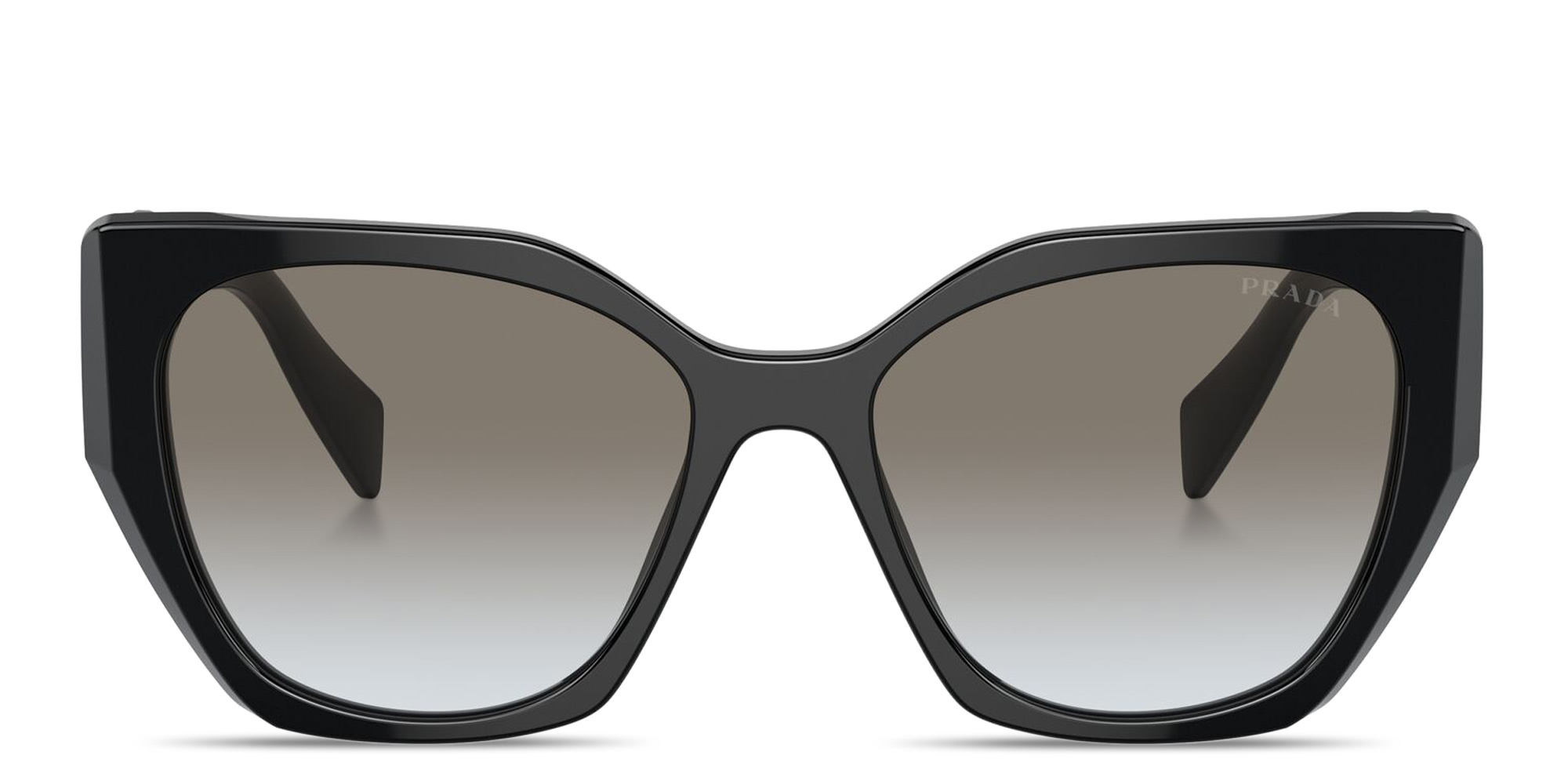 PRADA Logo Signature Pillow Sunglasses in Black – Product Photo 1
