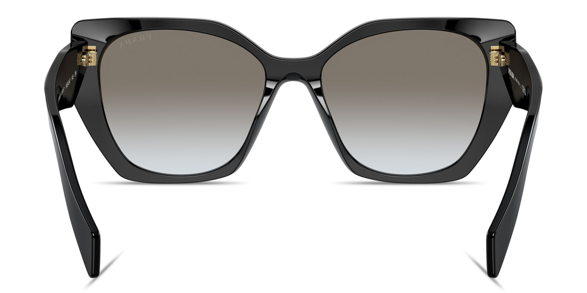PRADA Logo Signature Pillow Sunglasses in Black – Product Photo 4
