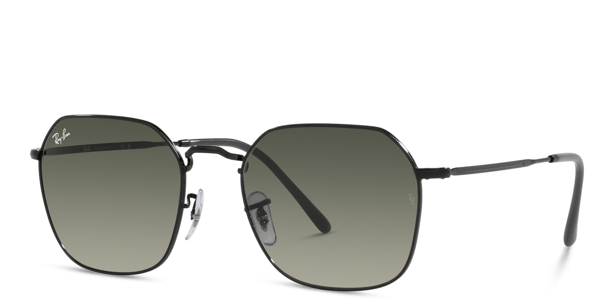 Shop Ray-Ban Jim Unisex Irregular Sunglasses in Black online.