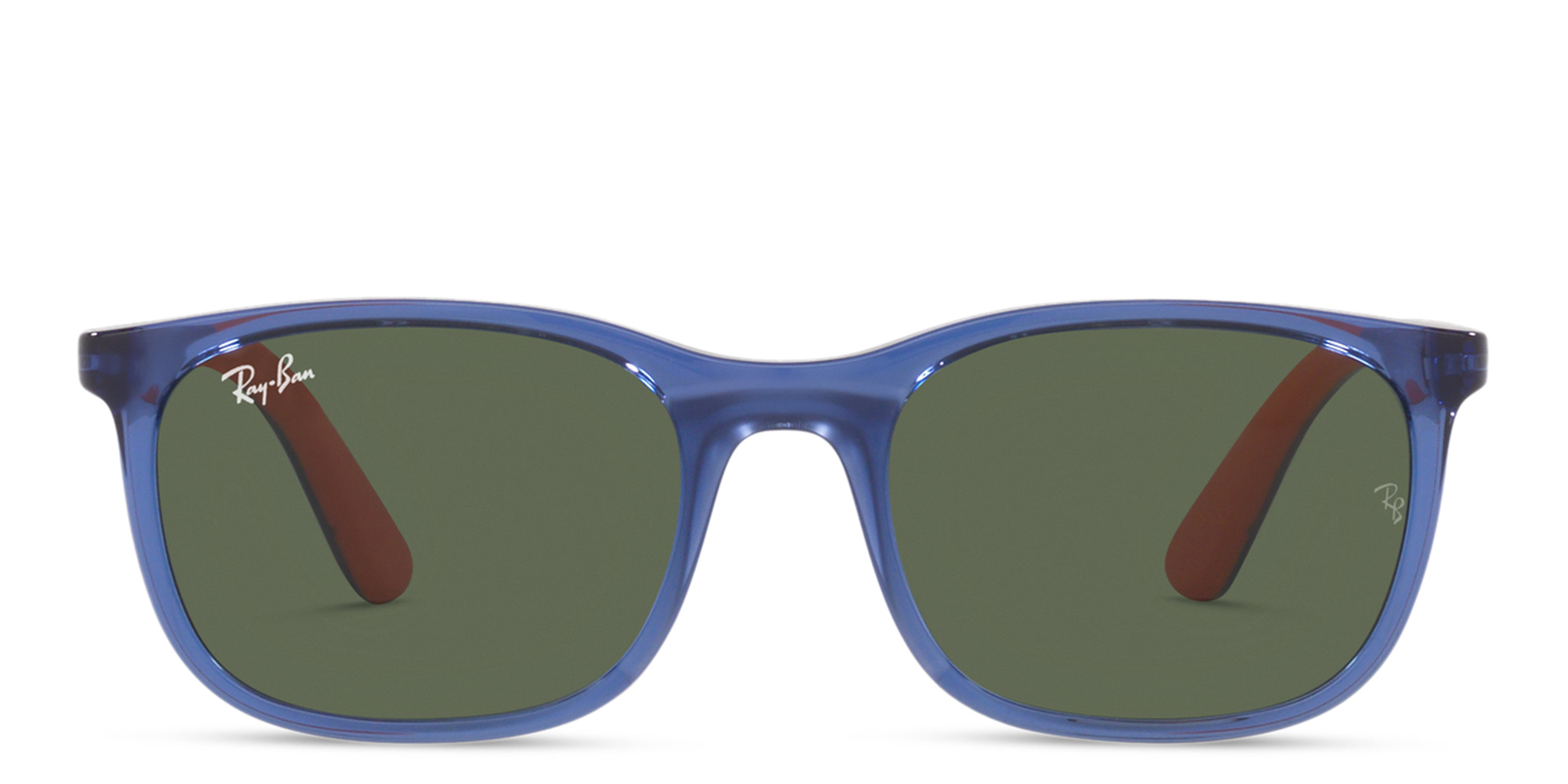 نظارات شمسية مربّعة للأطفال من راي بان جونيور بلون أزرق - صورة المنتج 1