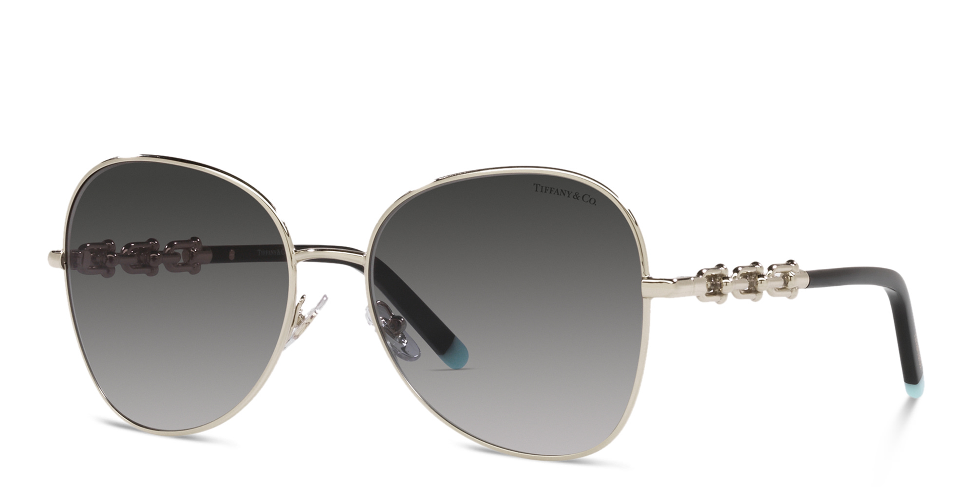 نظارات شمسية أفياتور من تيفاني أند كو بلون ذهبي فاتح - صورة المنتج 2