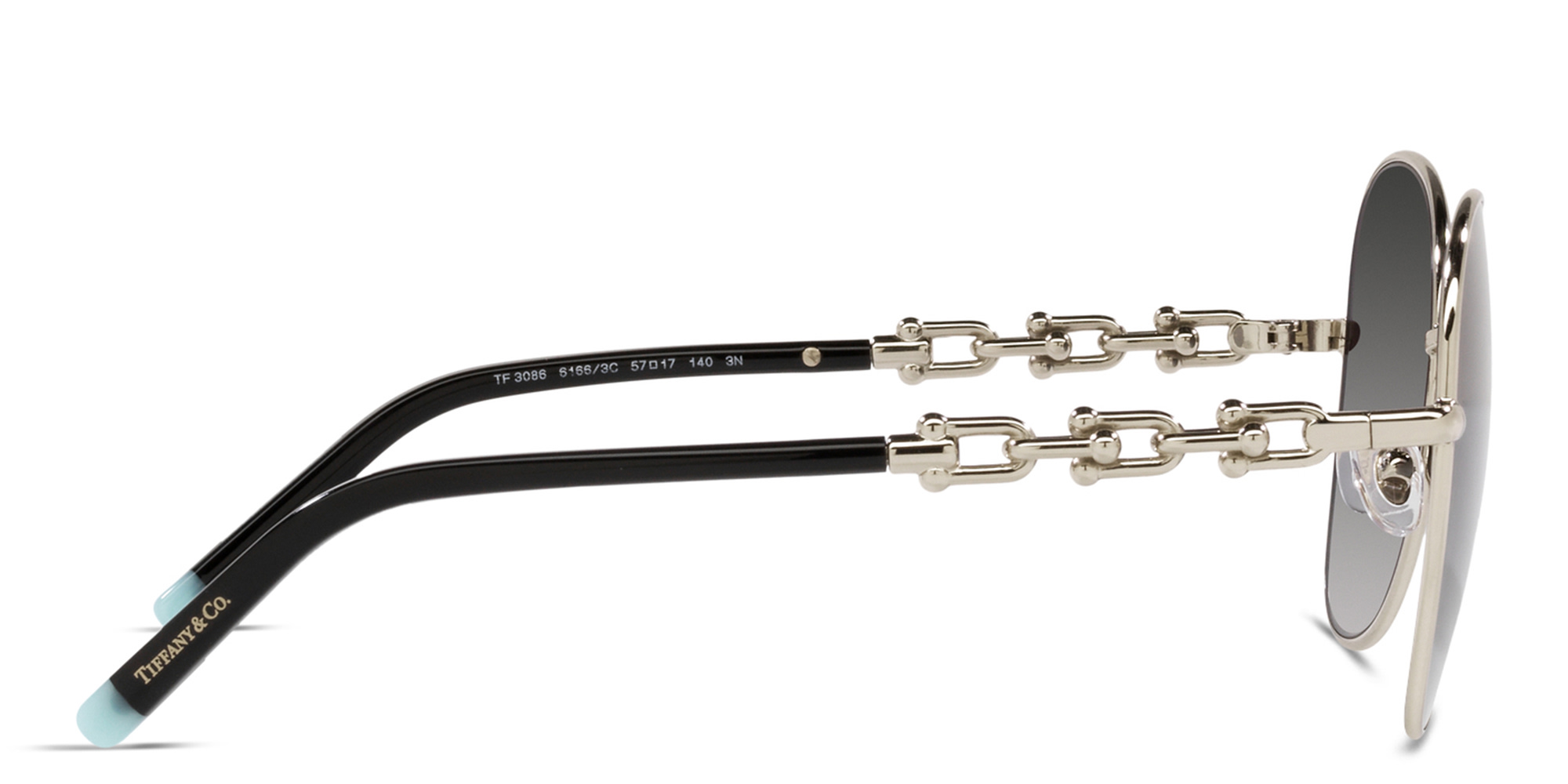 نظارات شمسية أفياتور من تيفاني أند كو بلون ذهبي فاتح - صورة المنتج 3