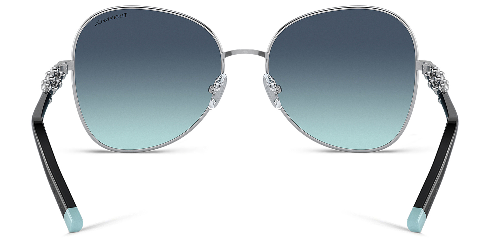 Shop TIFFANY Aviator Sunglasses in Silver online.
