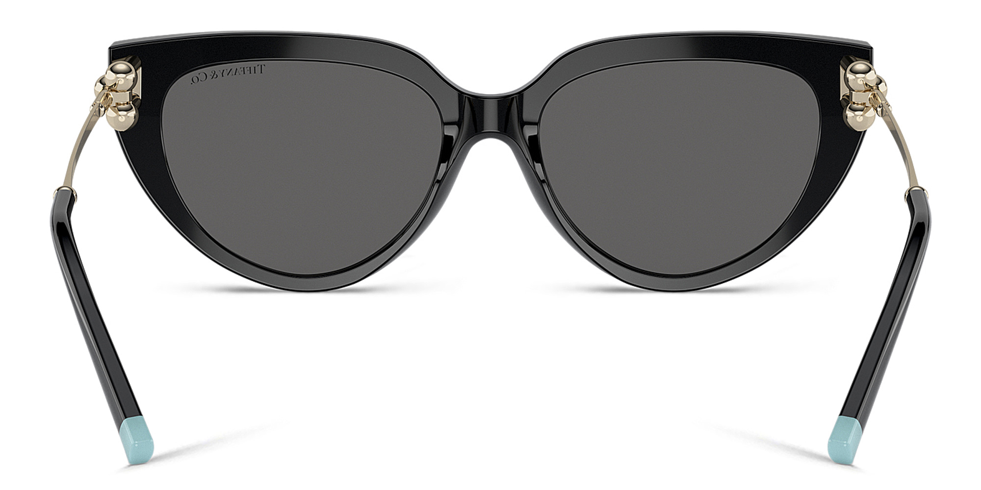 Shop TIFFANY Cat-Eye Sunglasses in Black online.