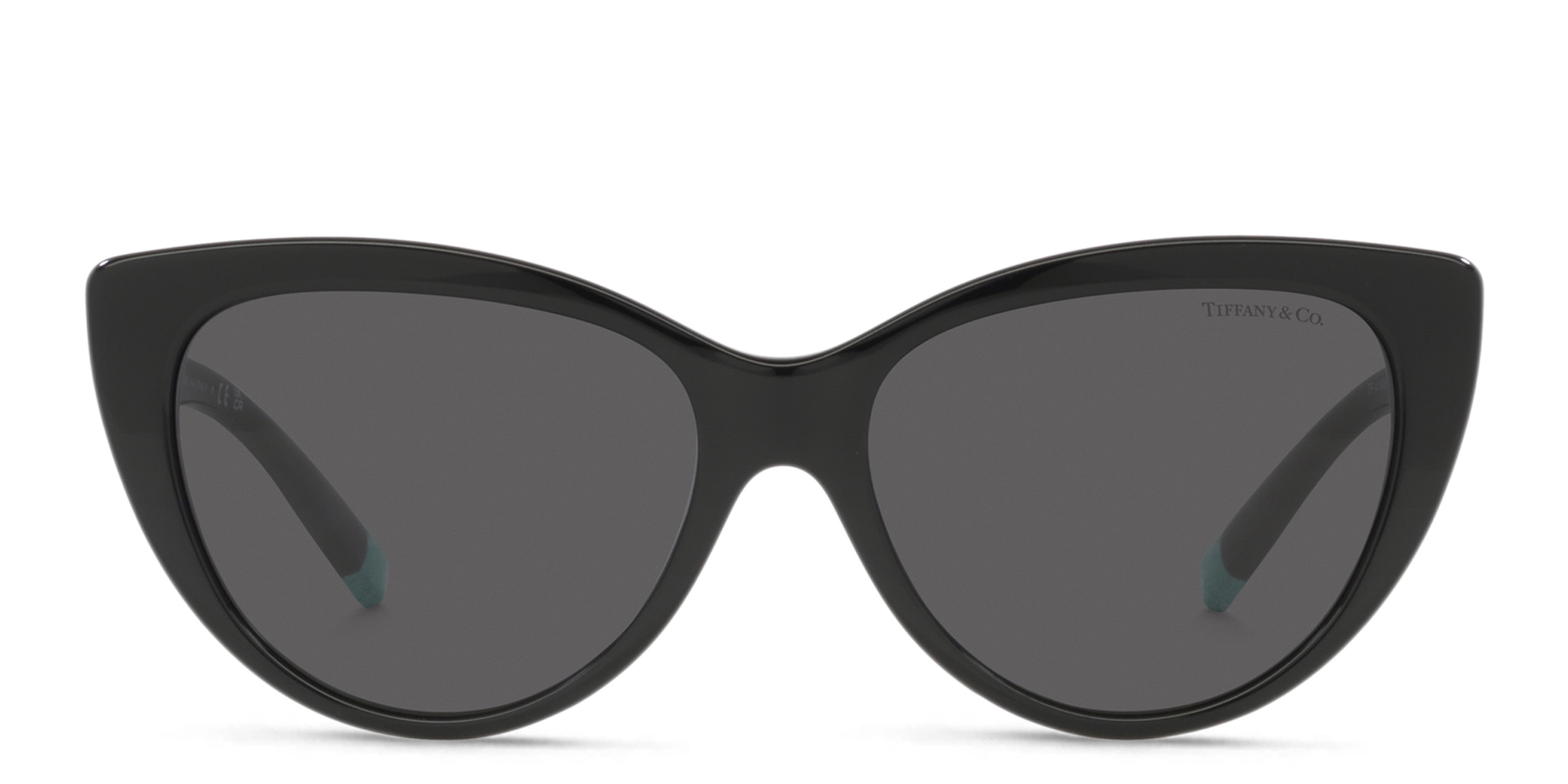 Shop TIFFANY Cat-Eye Sunglasses in Black online.