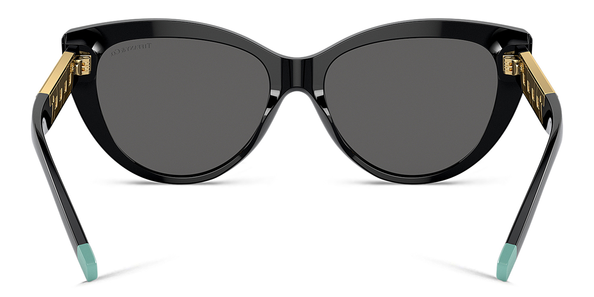 Shop TIFFANY Cat-Eye Sunglasses in Black online.