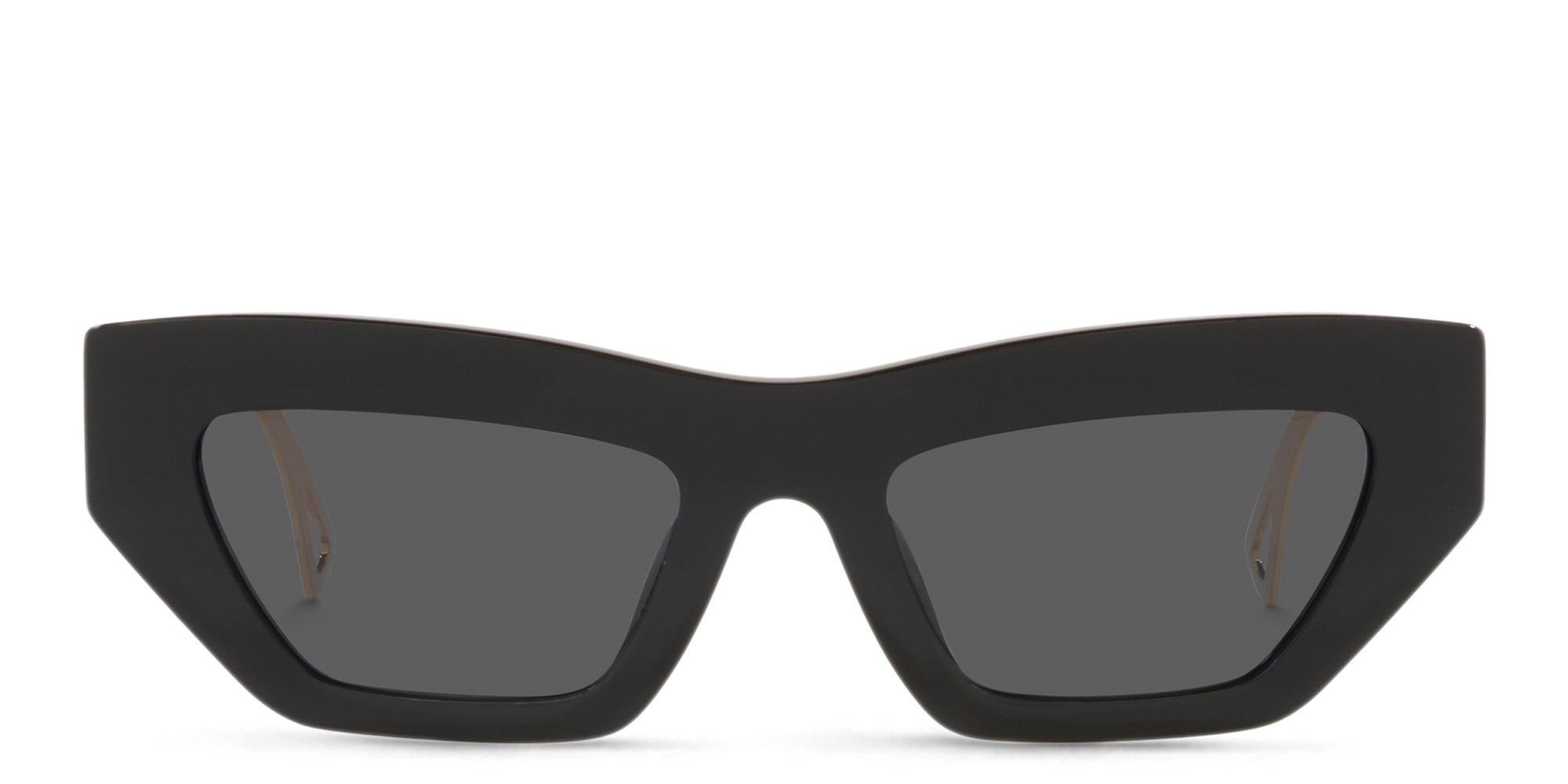 VERSACE Irregular Sunglasses in Black – Product Photo 1