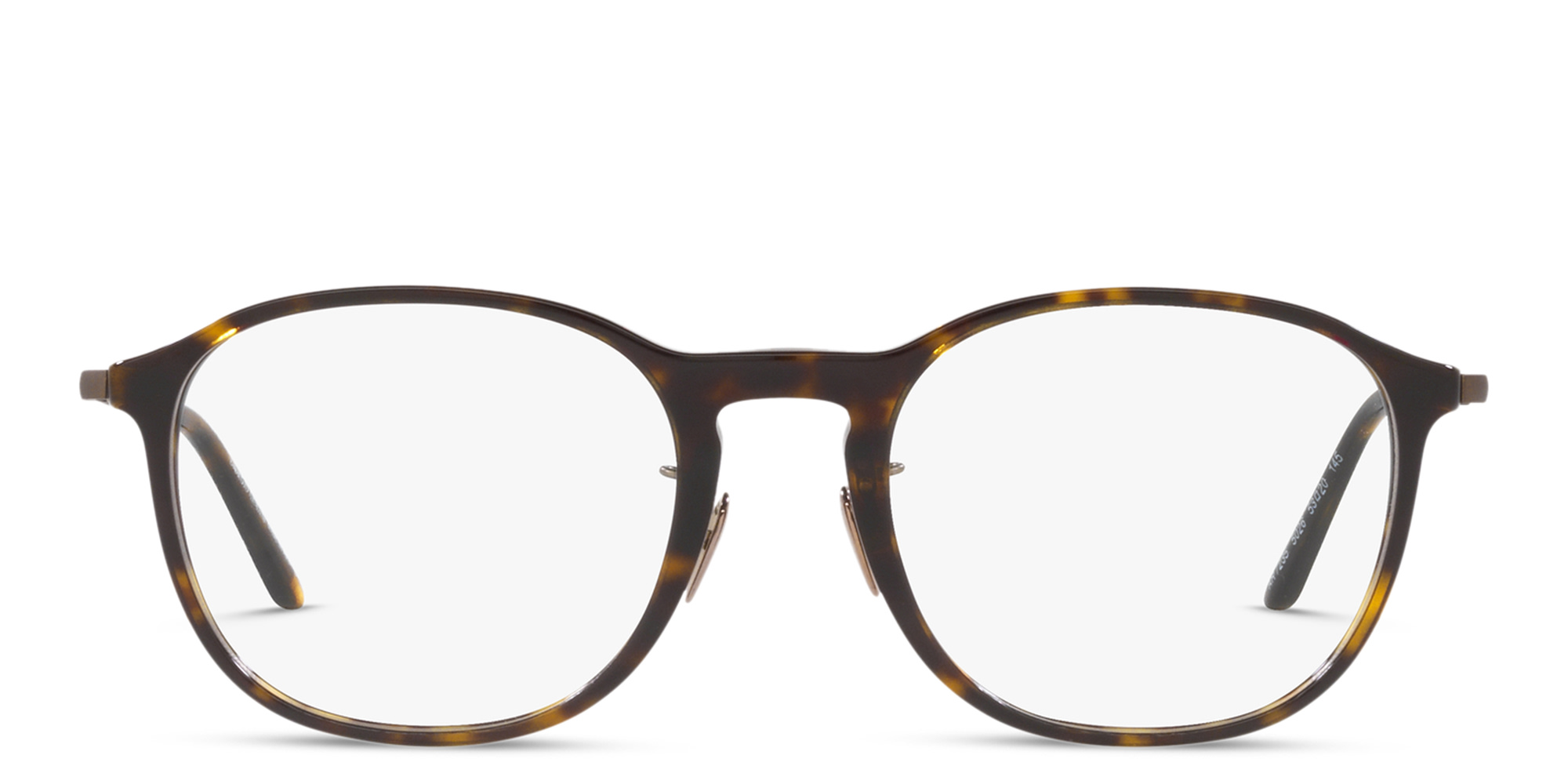 GIORGIO ARMANI Panthos Eyeglasses in Havana – Product Photo 1