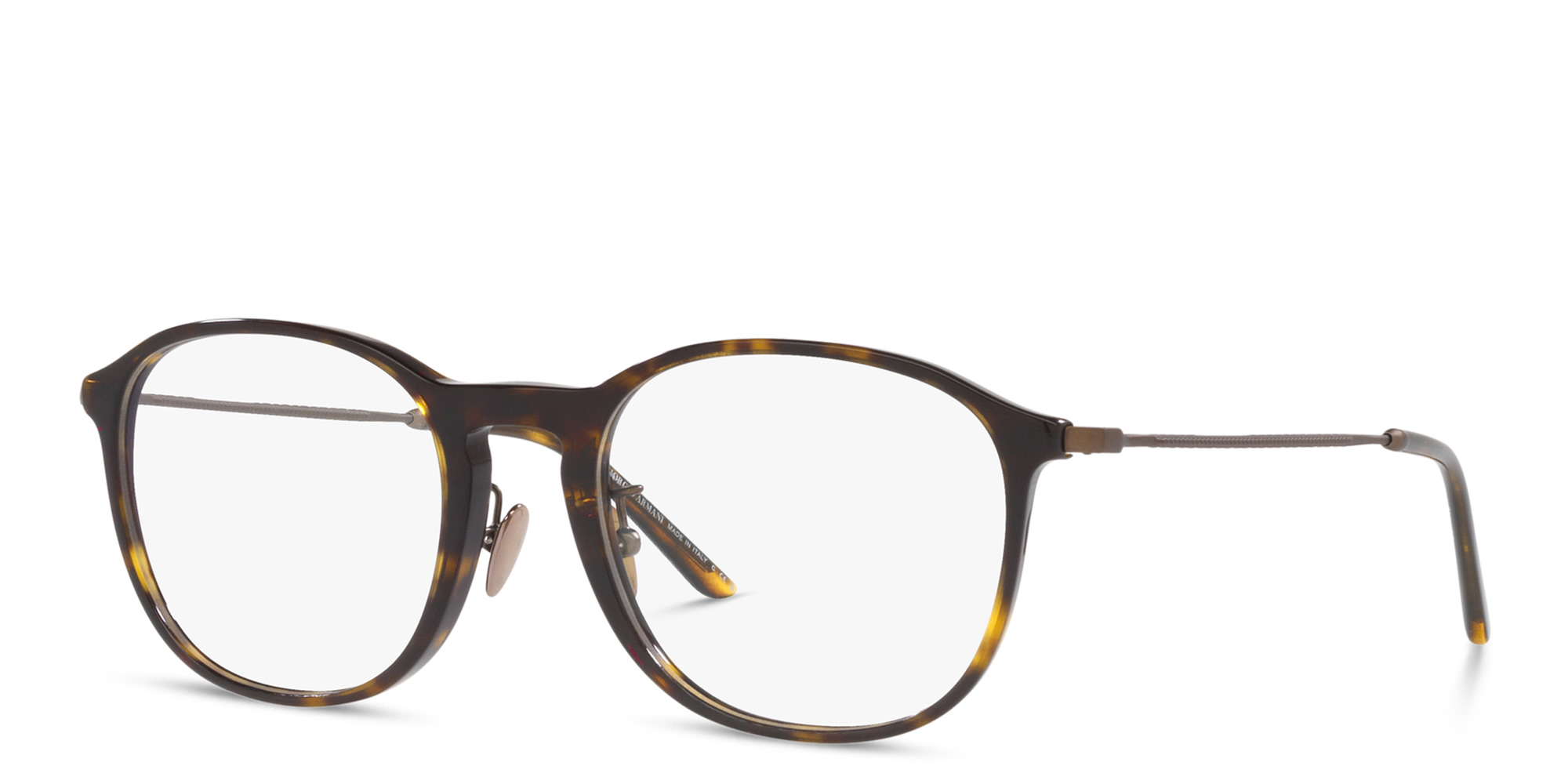 GIORGIO ARMANI Panthos Eyeglasses in Havana – Product Photo 2