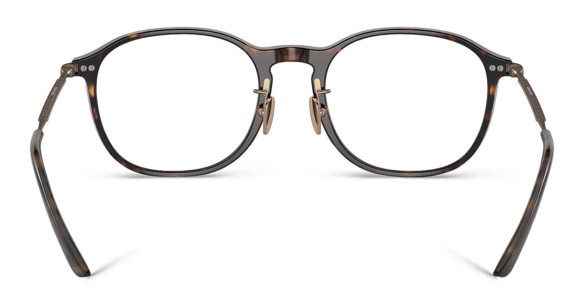 GIORGIO ARMANI Panthos Eyeglasses in Havana – Product Photo 4