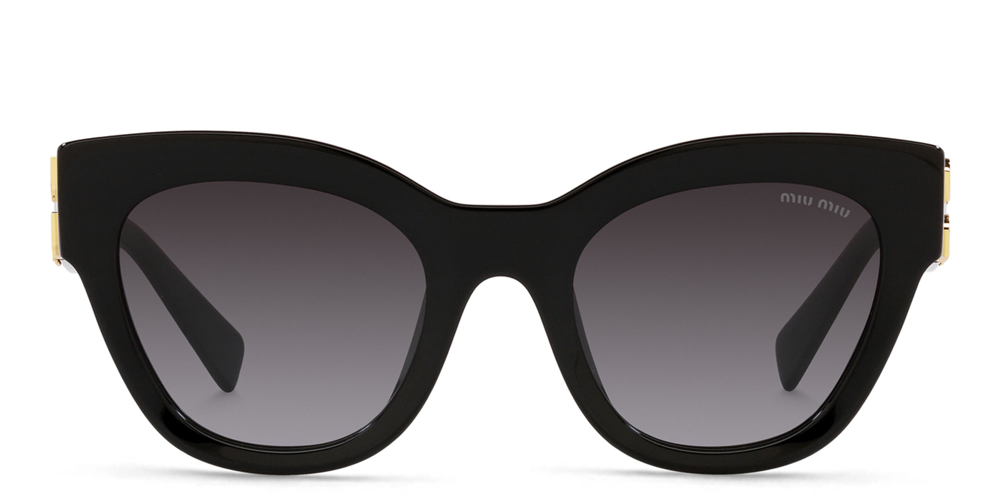 MIU MIU Cat-Eye Sunglasses in Black – Product Photo 1