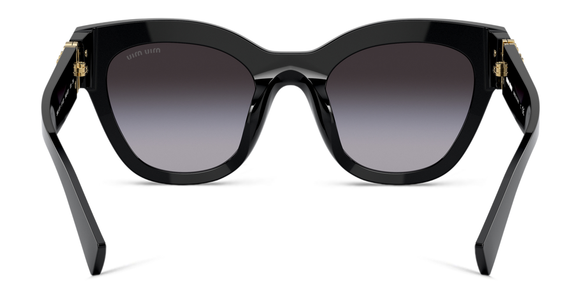 MIU MIU Cat-Eye Sunglasses in Black – Product Photo 4