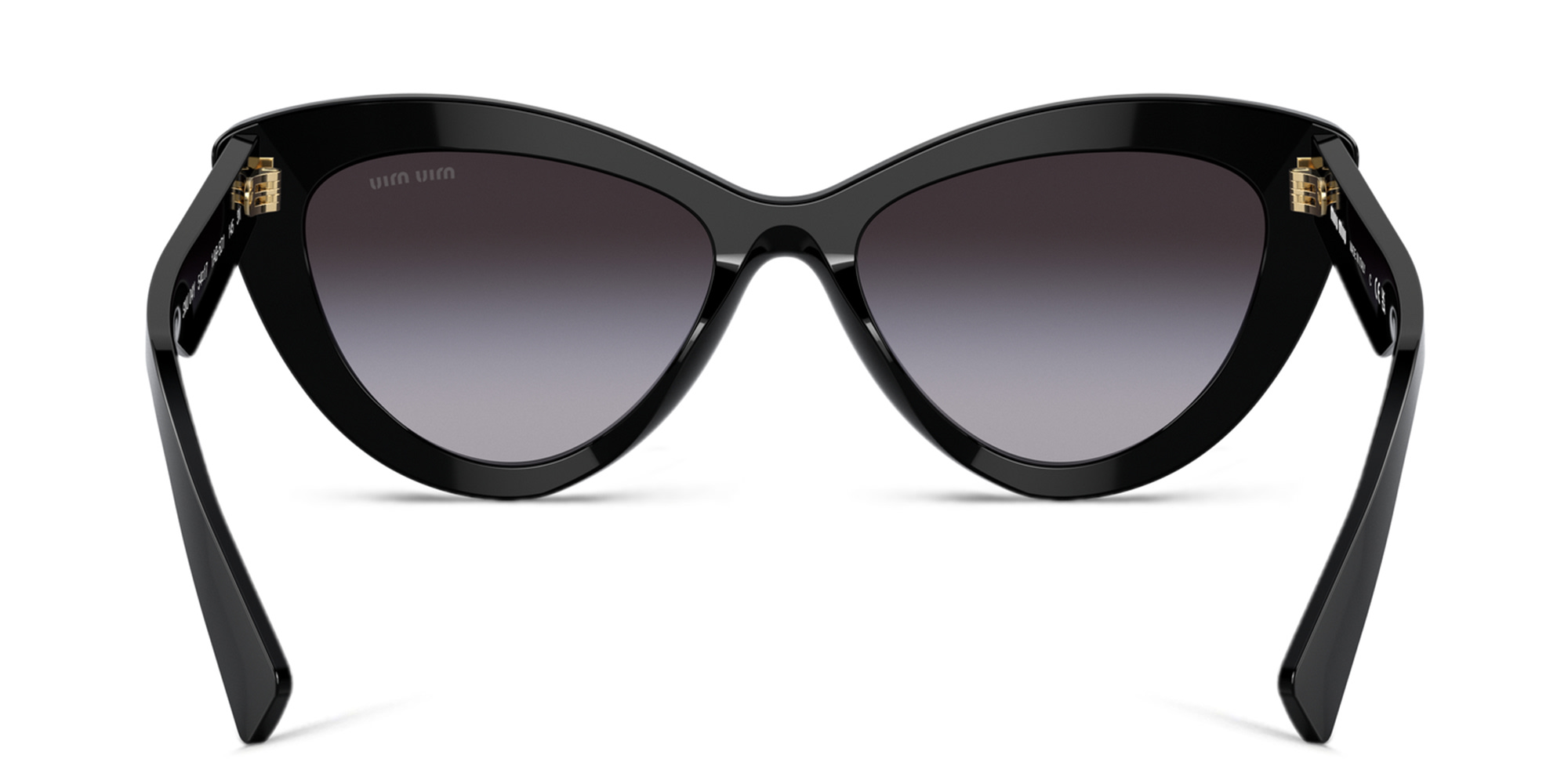 MIU MIU Cat-Eye Sunglasses in Black – Product Photo 4