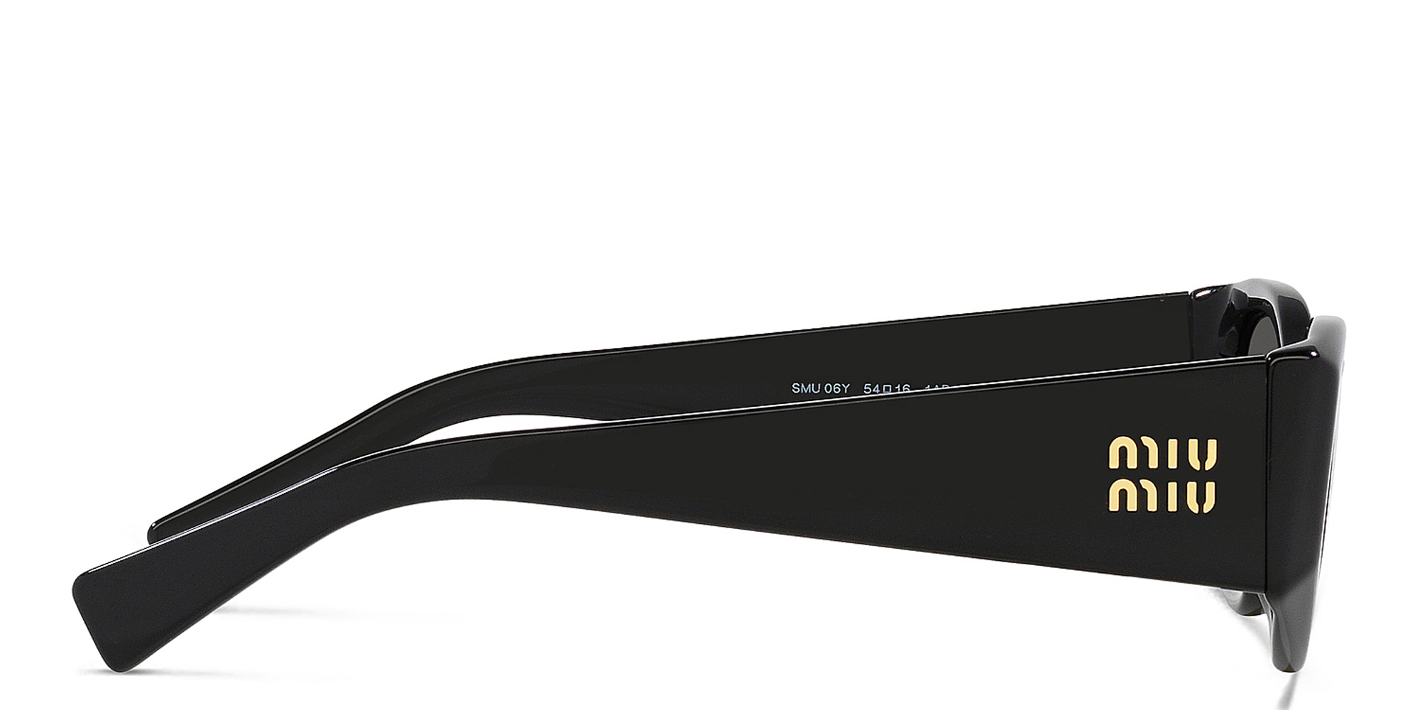 Shop MIU MIU Cat-Eye Sunglasses in Black online.