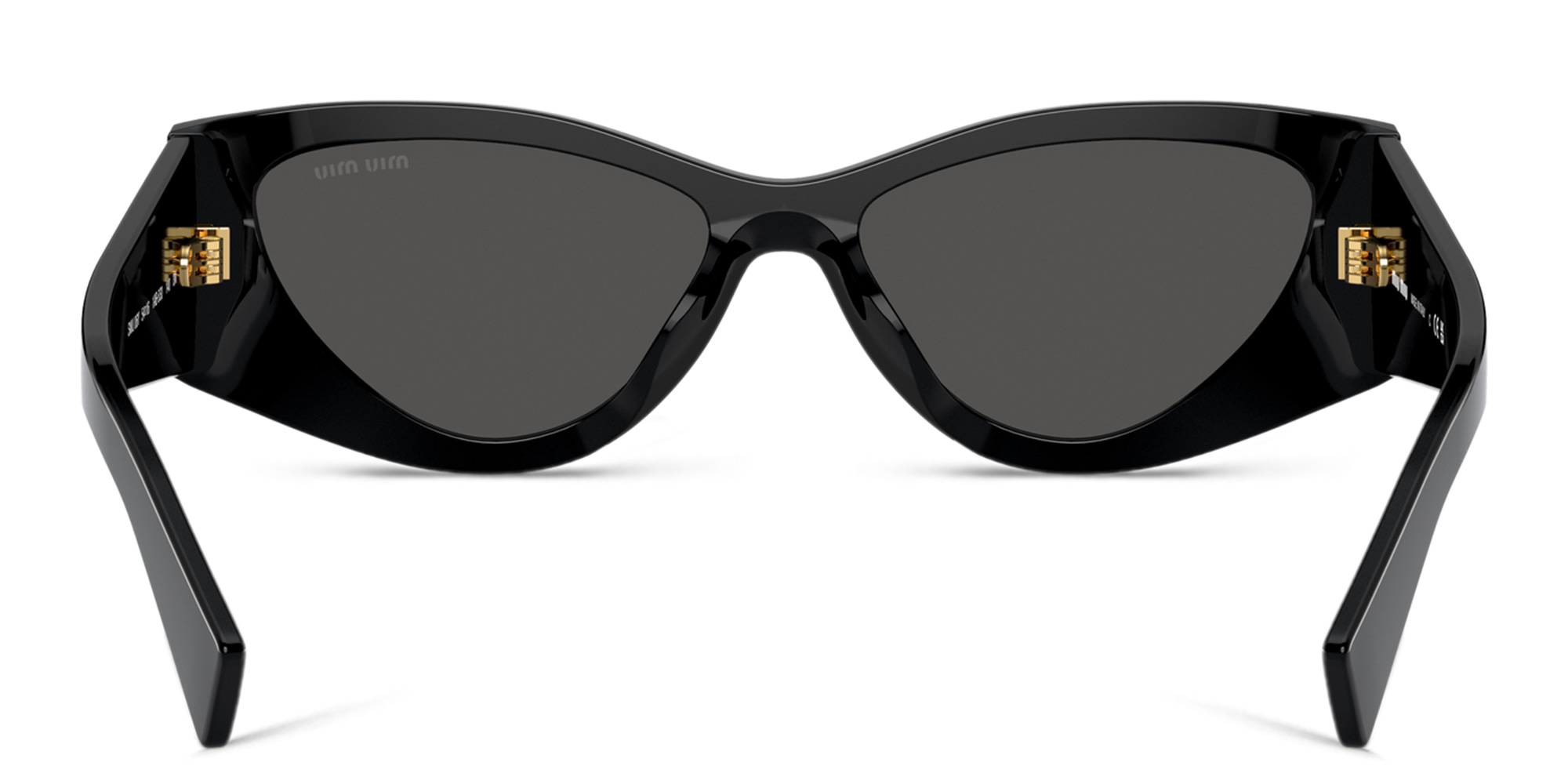 Shop MIU MIU Cat-Eye Sunglasses in Black online.